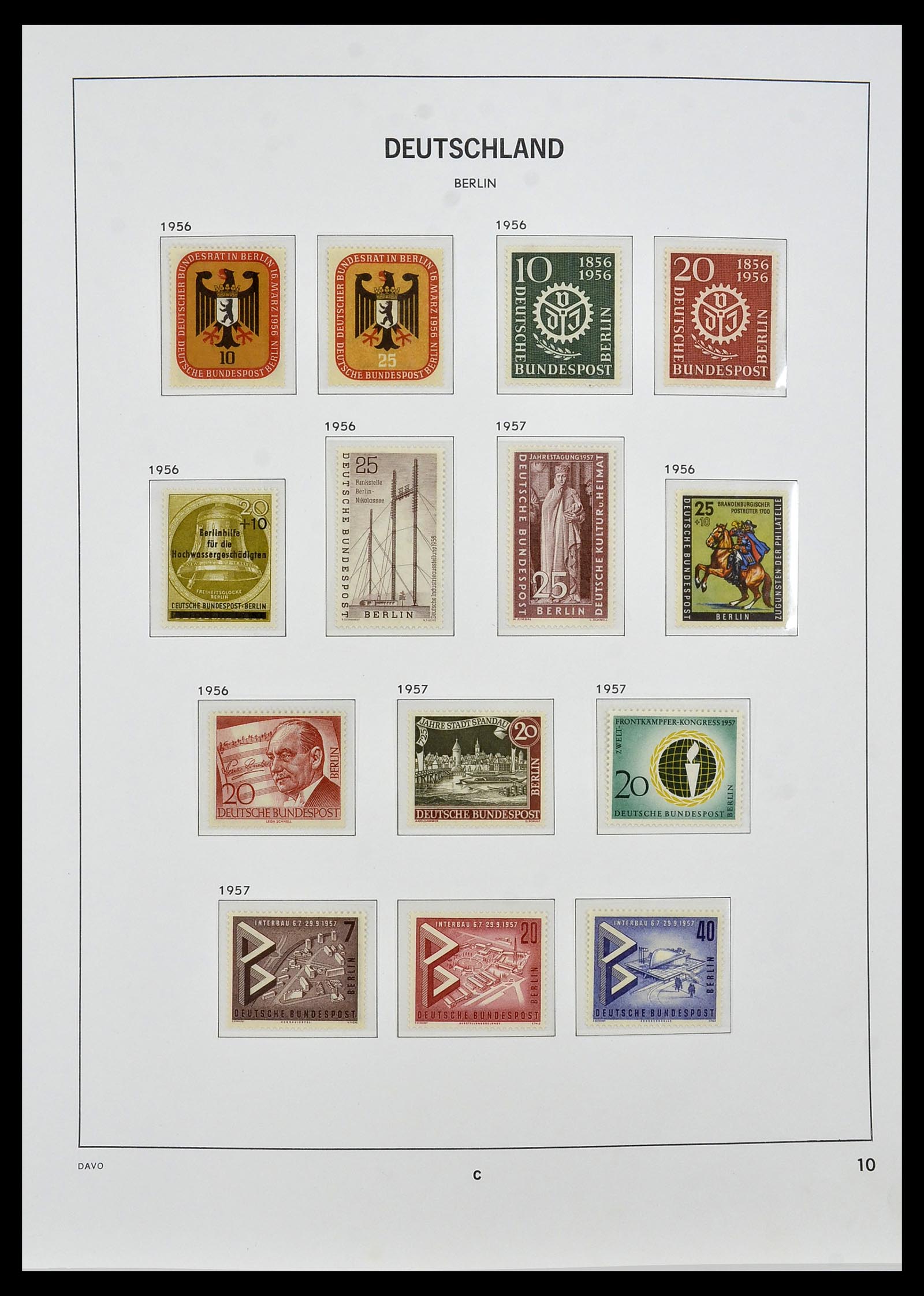 34462 010 - Stamp Collection 34462 Berlin 1948-1990.