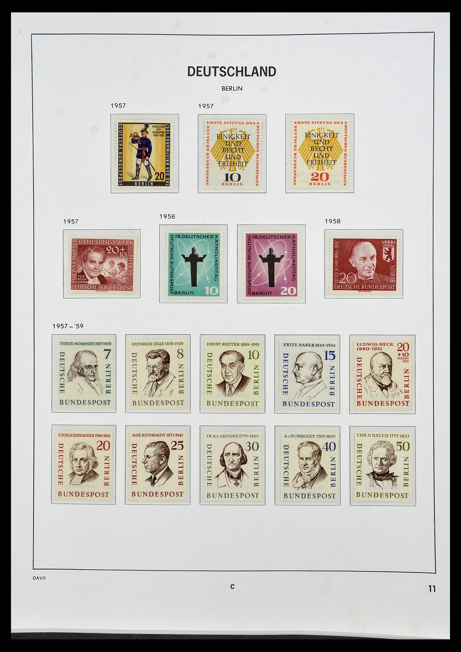 34462 011 - Stamp Collection 34462 Berlin 1948-1990.