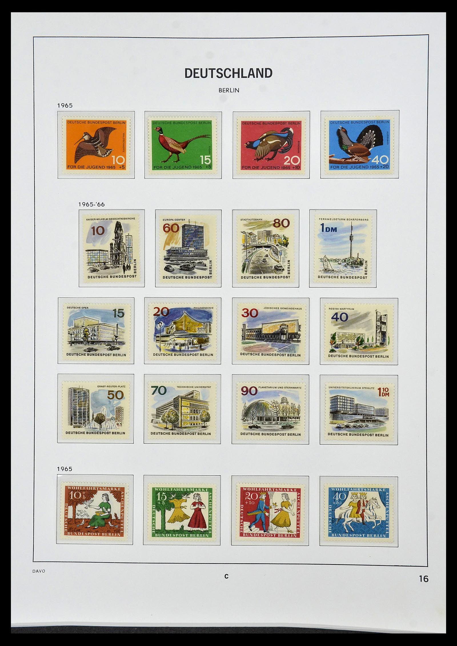 34462 016 - Stamp Collection 34462 Berlin 1948-1990.