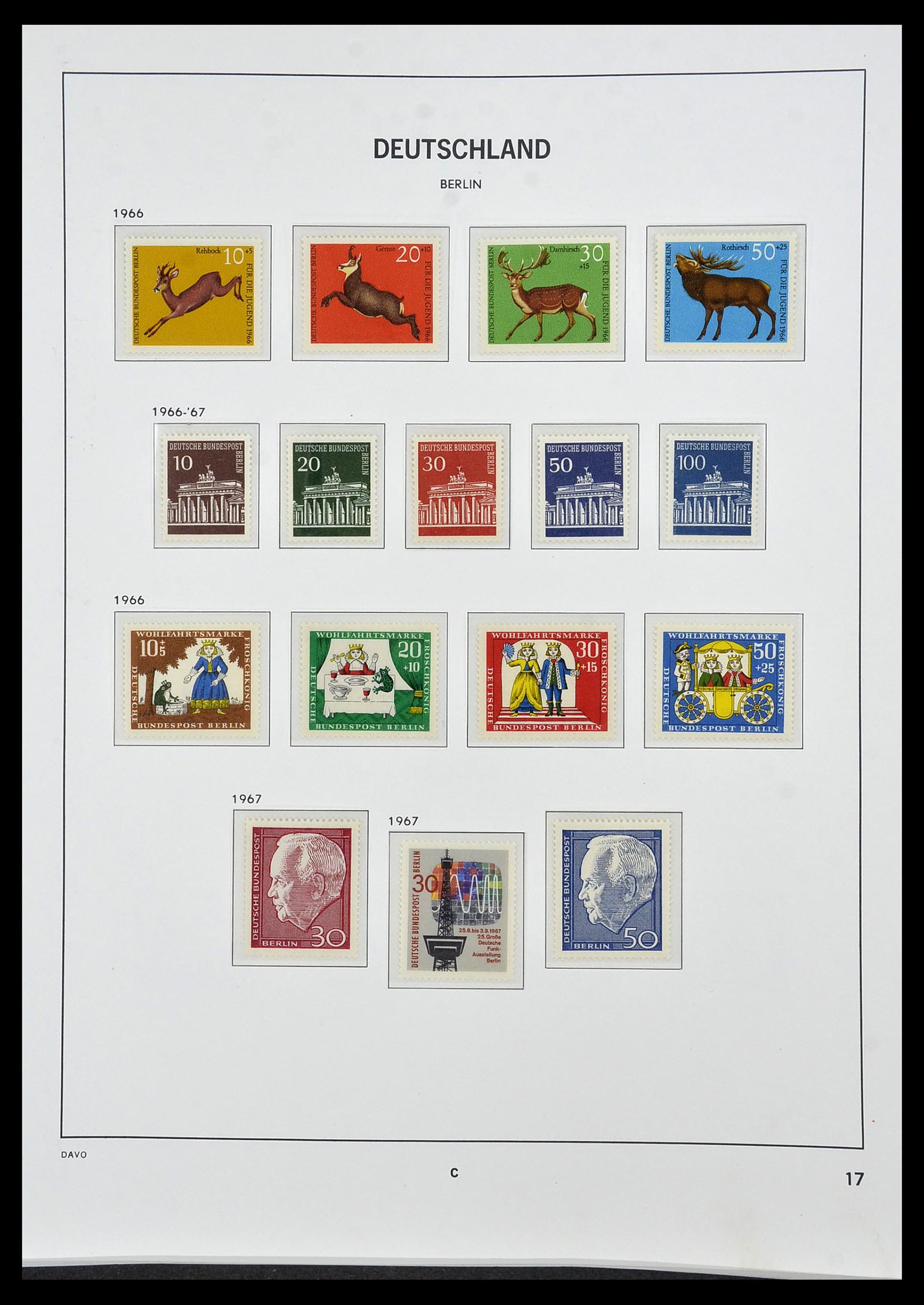 34462 017 - Stamp Collection 34462 Berlin 1948-1990.