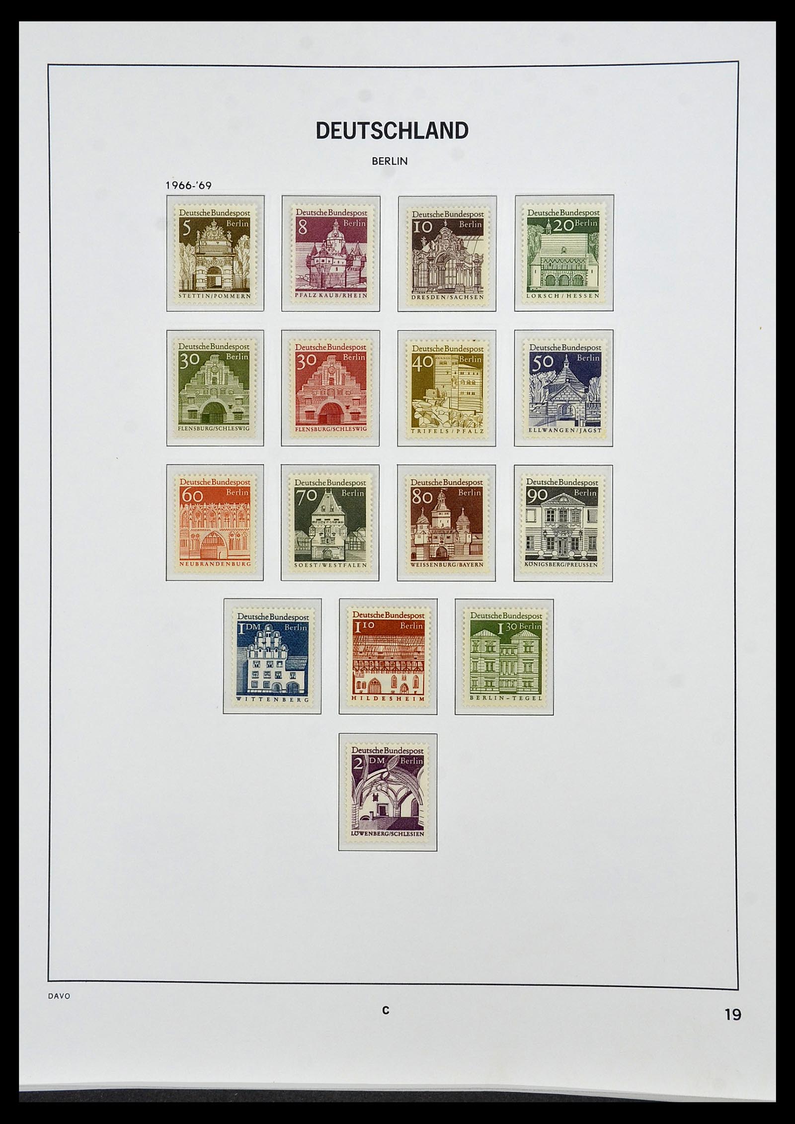 34462 019 - Stamp Collection 34462 Berlin 1948-1990.