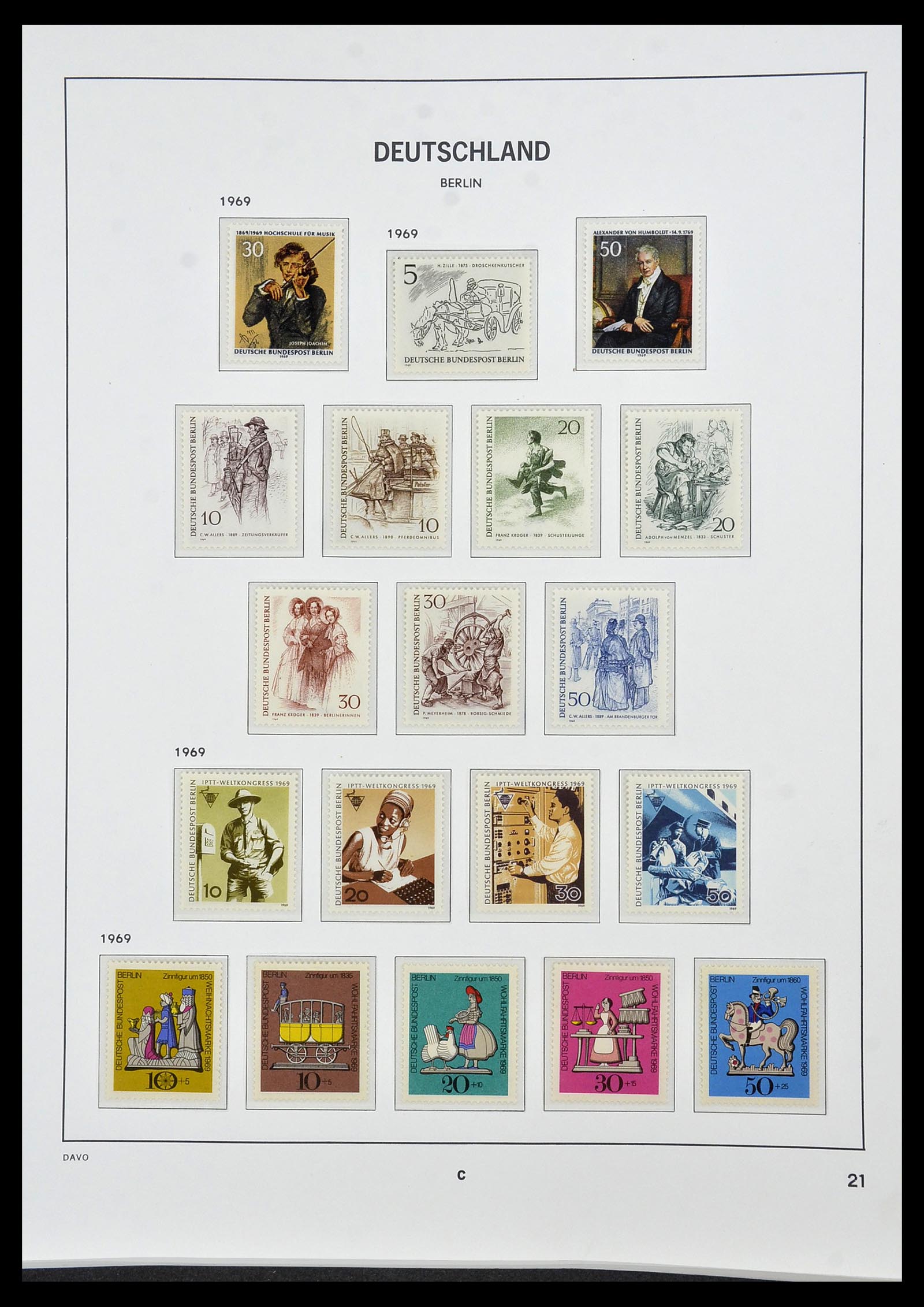 34462 021 - Stamp Collection 34462 Berlin 1948-1990.