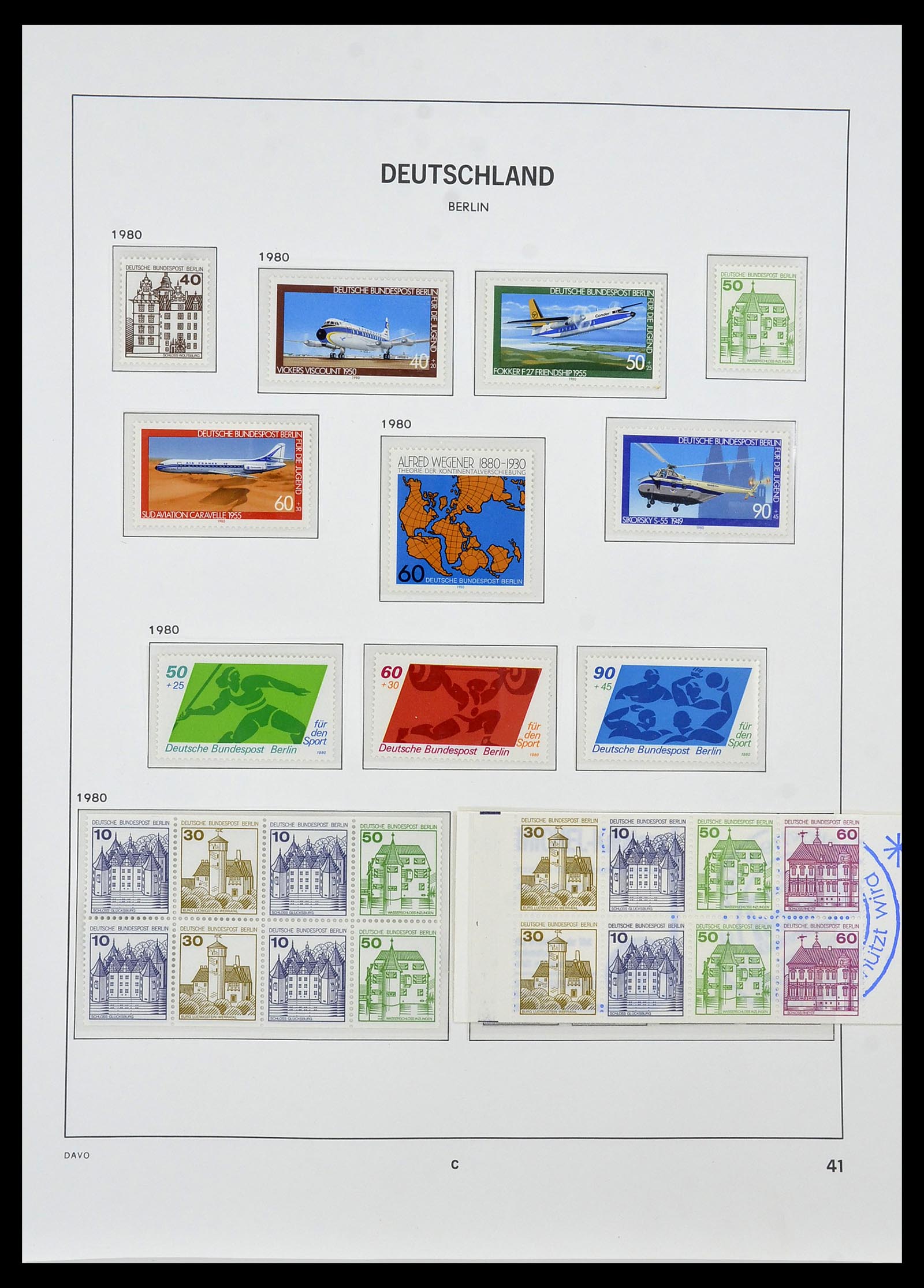 34462 041 - Stamp Collection 34462 Berlin 1948-1990.