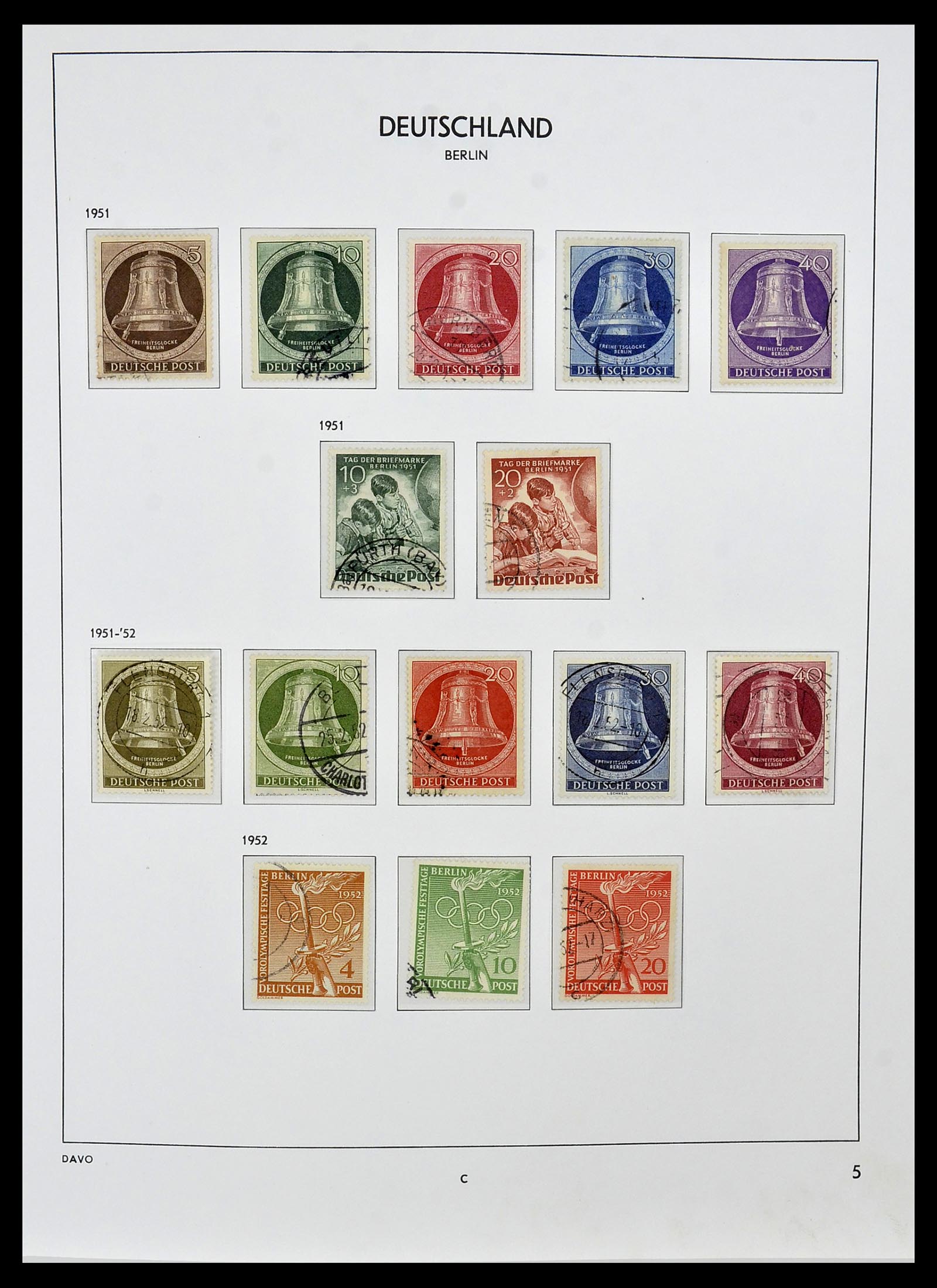 34464 005 - Postzegelverzameling 34464 Berlijn 1948-1990.