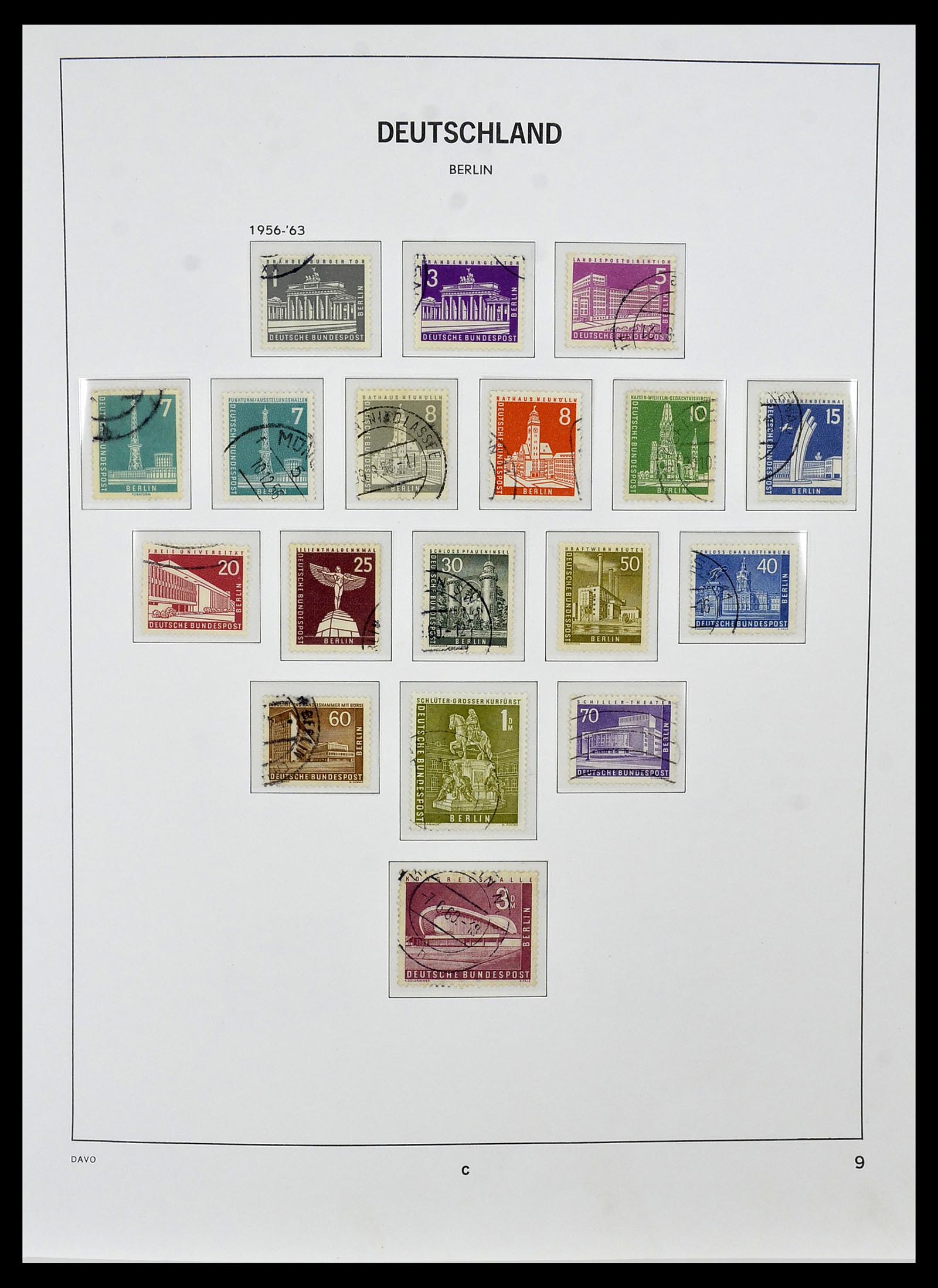 34464 009 - Stamp Collection 34464 Berlin 1948-1990.