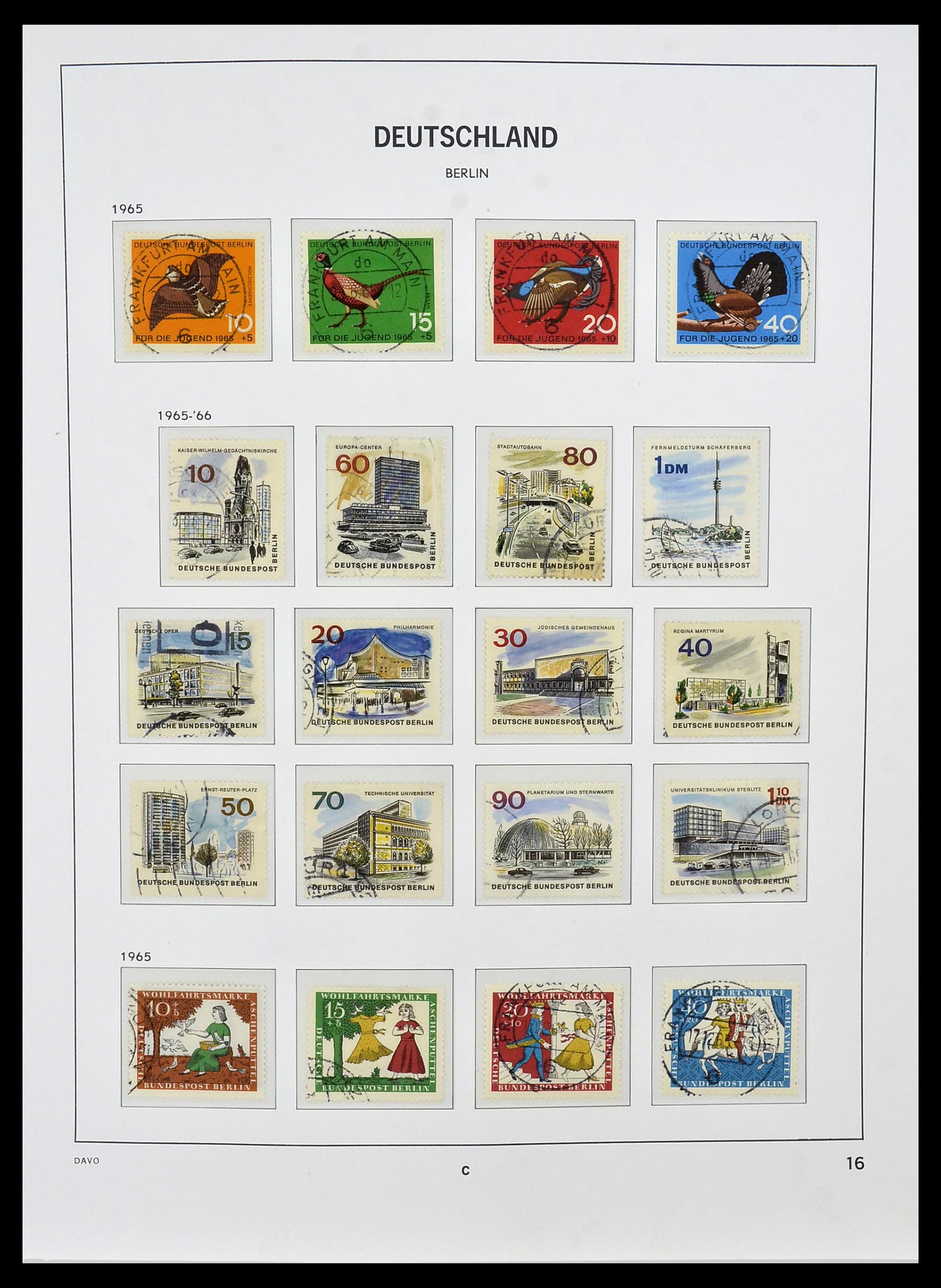 34464 016 - Postzegelverzameling 34464 Berlijn 1948-1990.