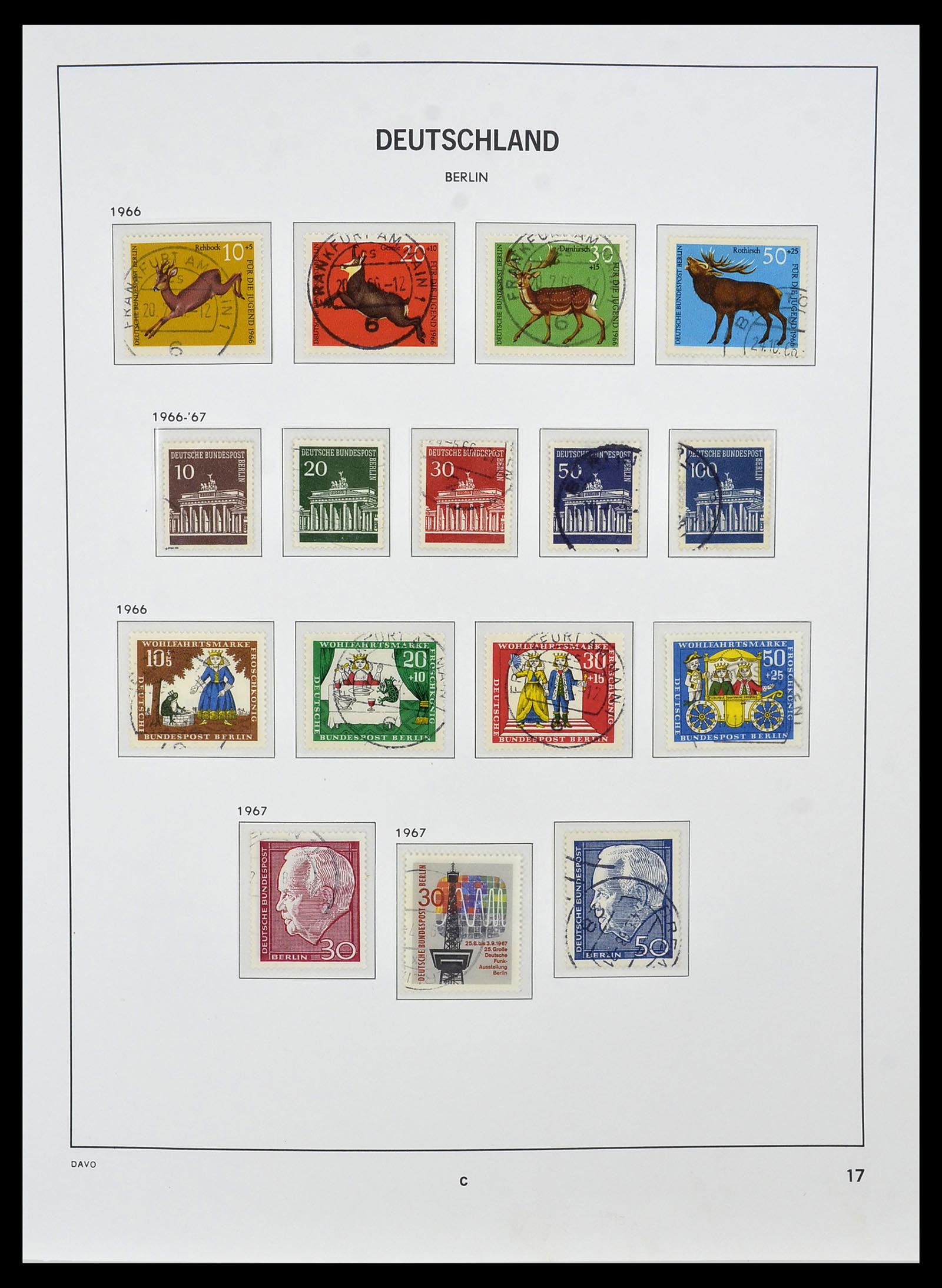 34464 017 - Postzegelverzameling 34464 Berlijn 1948-1990.