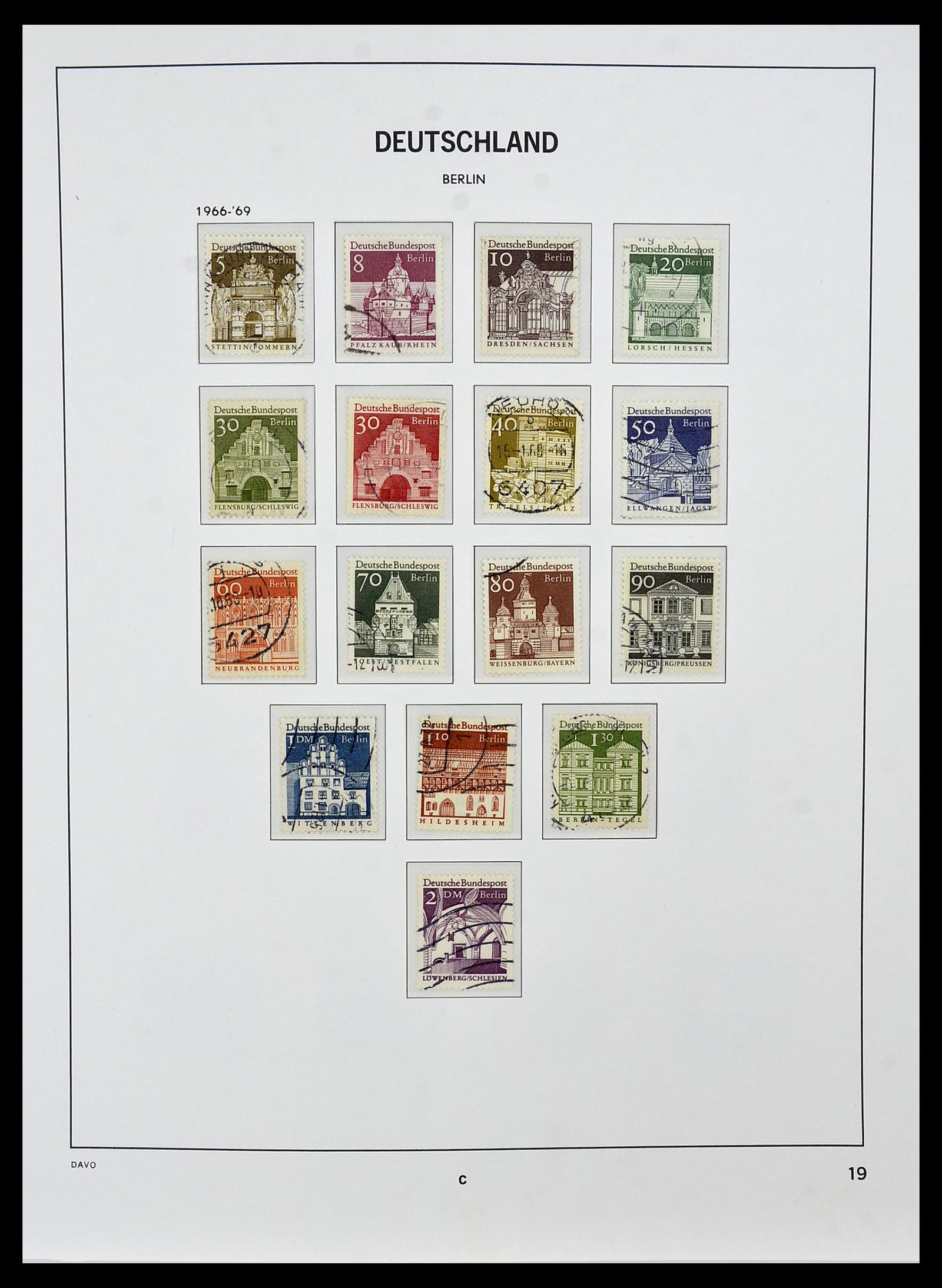 34464 019 - Postzegelverzameling 34464 Berlijn 1948-1990.