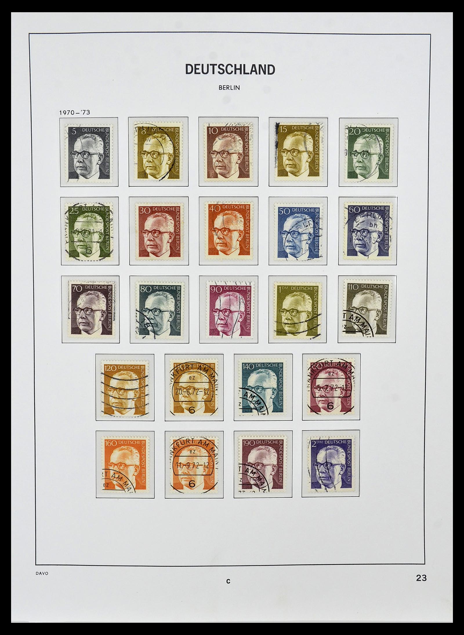 34464 023 - Postzegelverzameling 34464 Berlijn 1948-1990.