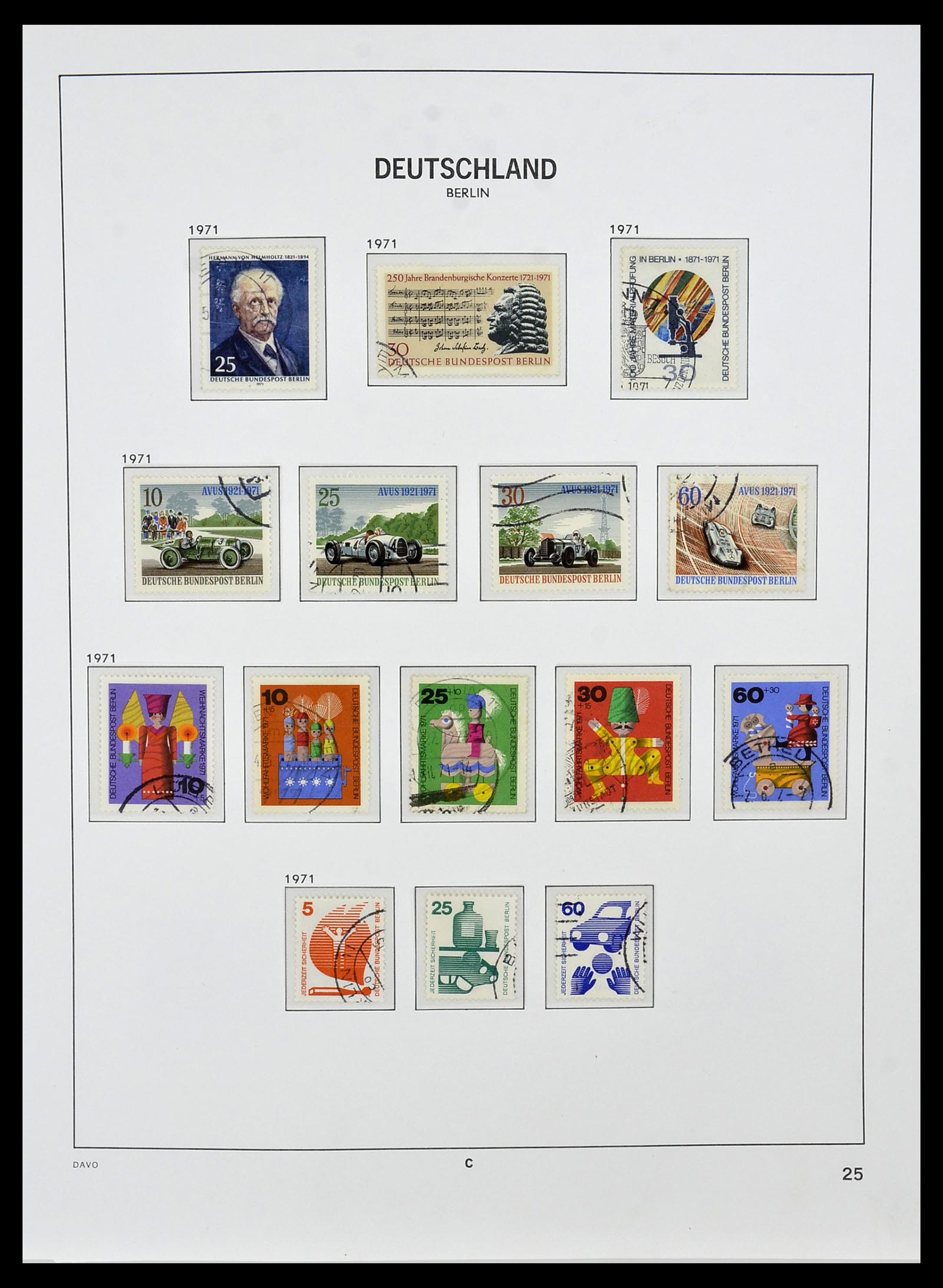 34464 025 - Postzegelverzameling 34464 Berlijn 1948-1990.