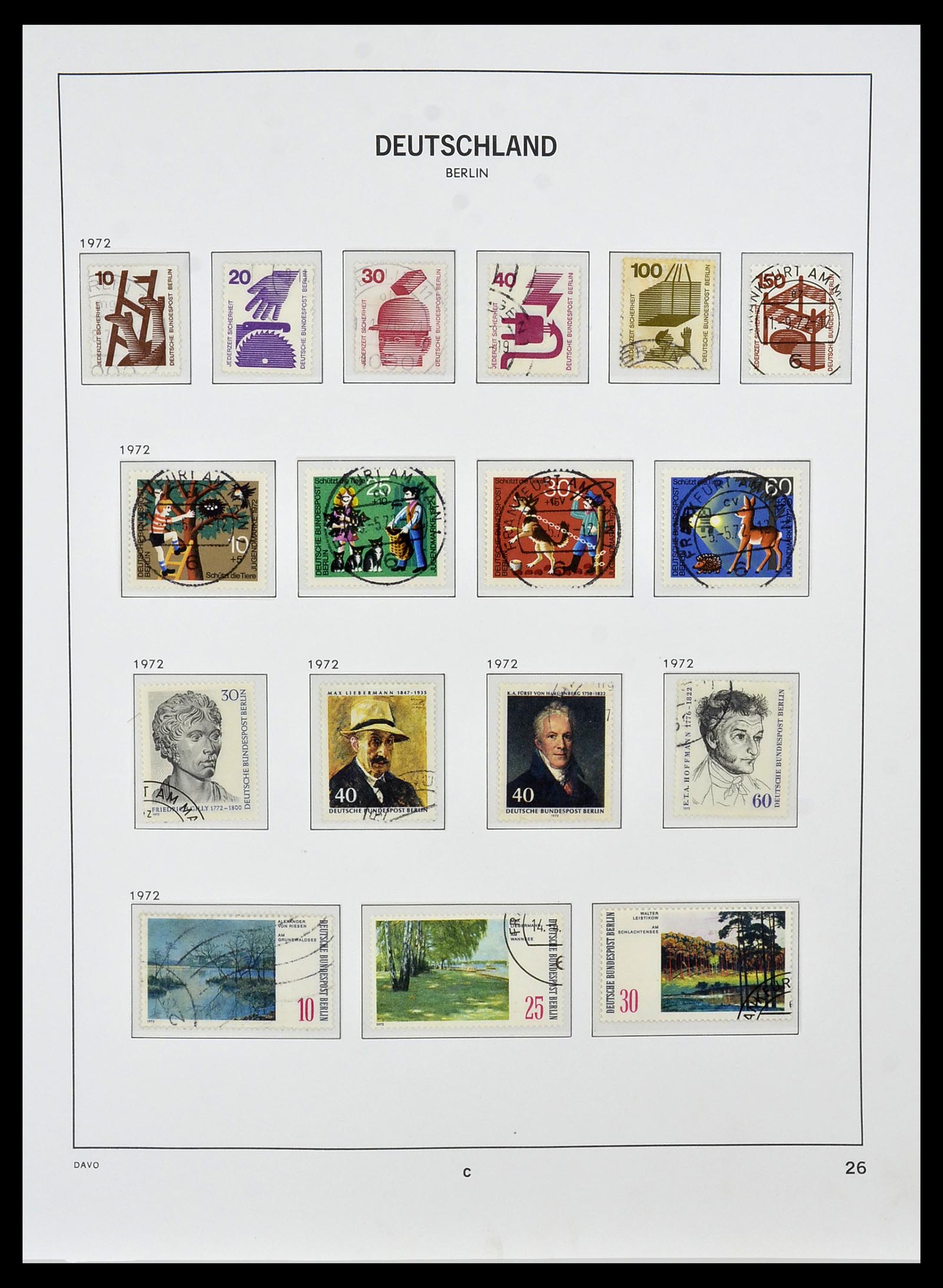34464 026 - Postzegelverzameling 34464 Berlijn 1948-1990.