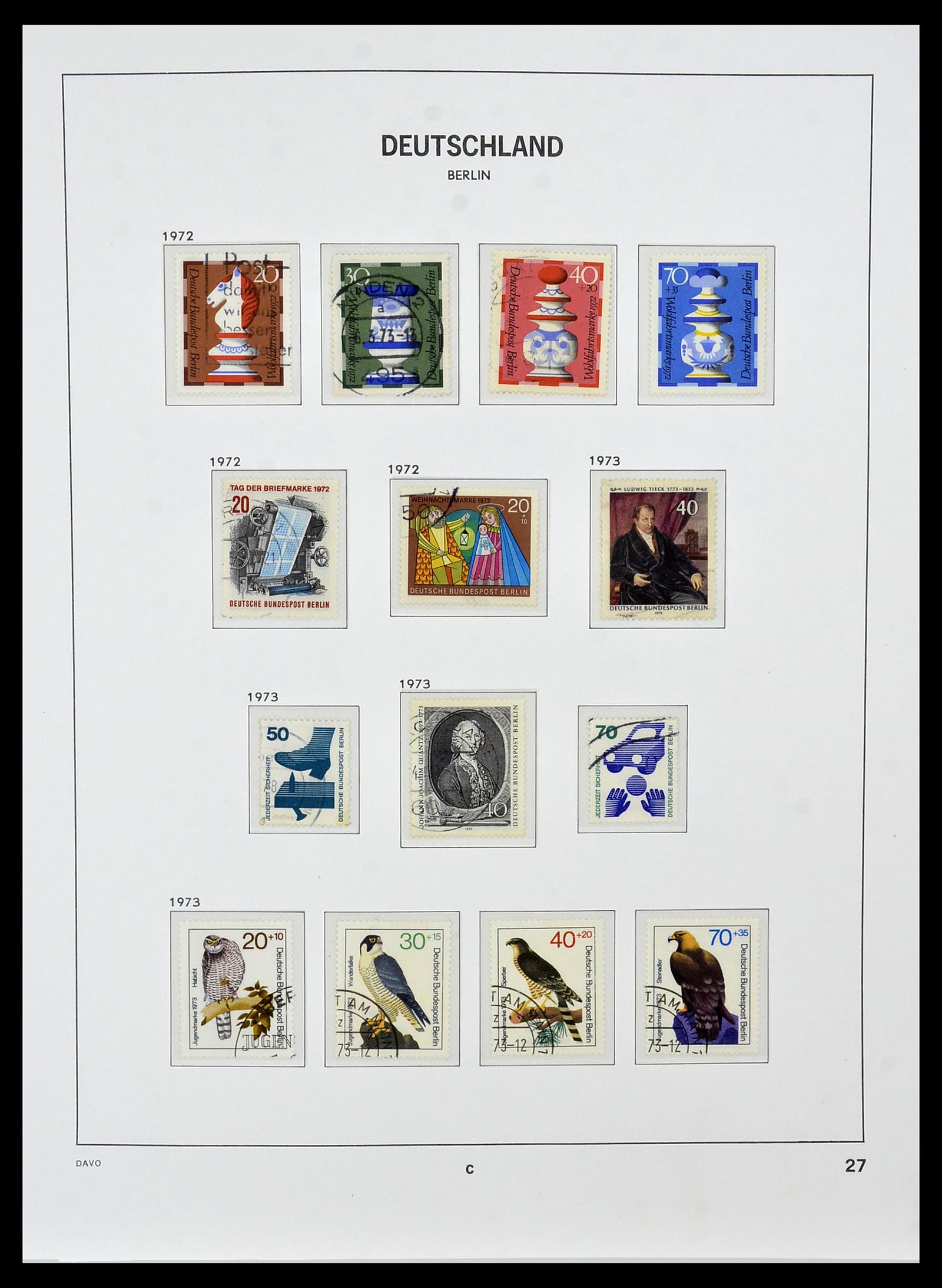 34464 027 - Postzegelverzameling 34464 Berlijn 1948-1990.