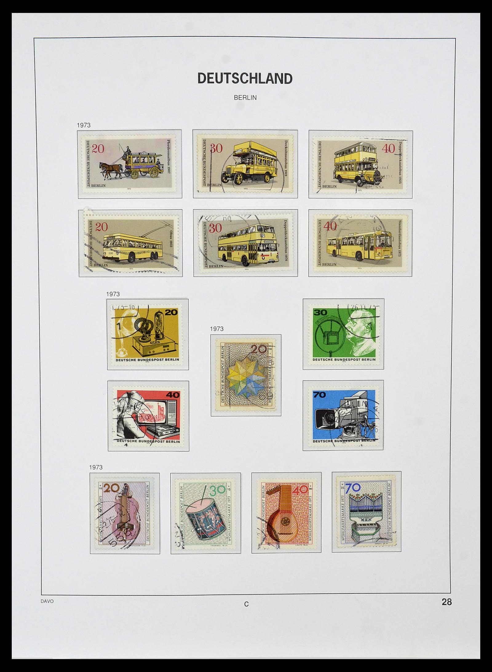 34464 028 - Postzegelverzameling 34464 Berlijn 1948-1990.
