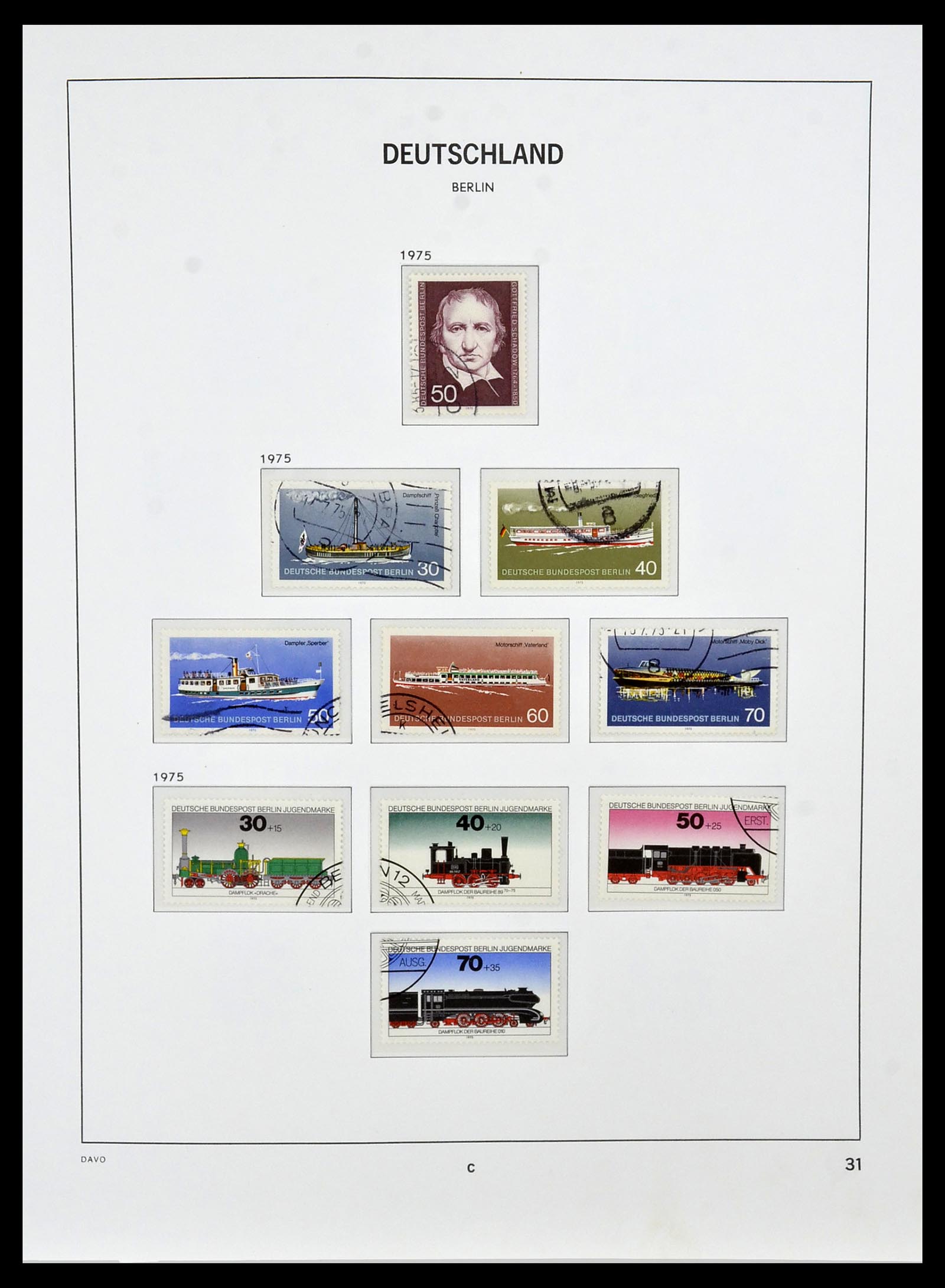 34464 031 - Postzegelverzameling 34464 Berlijn 1948-1990.