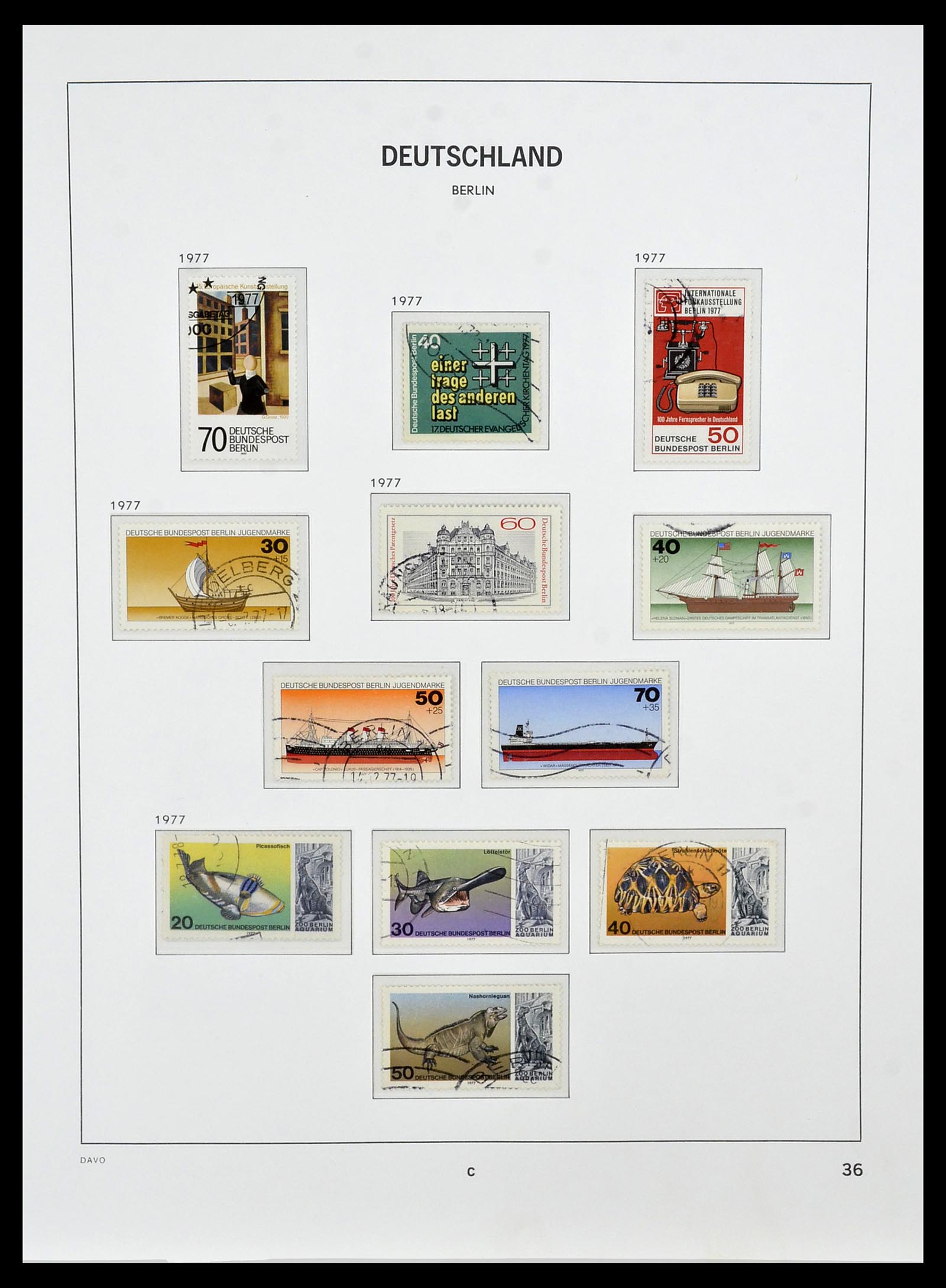 34464 036 - Postzegelverzameling 34464 Berlijn 1948-1990.