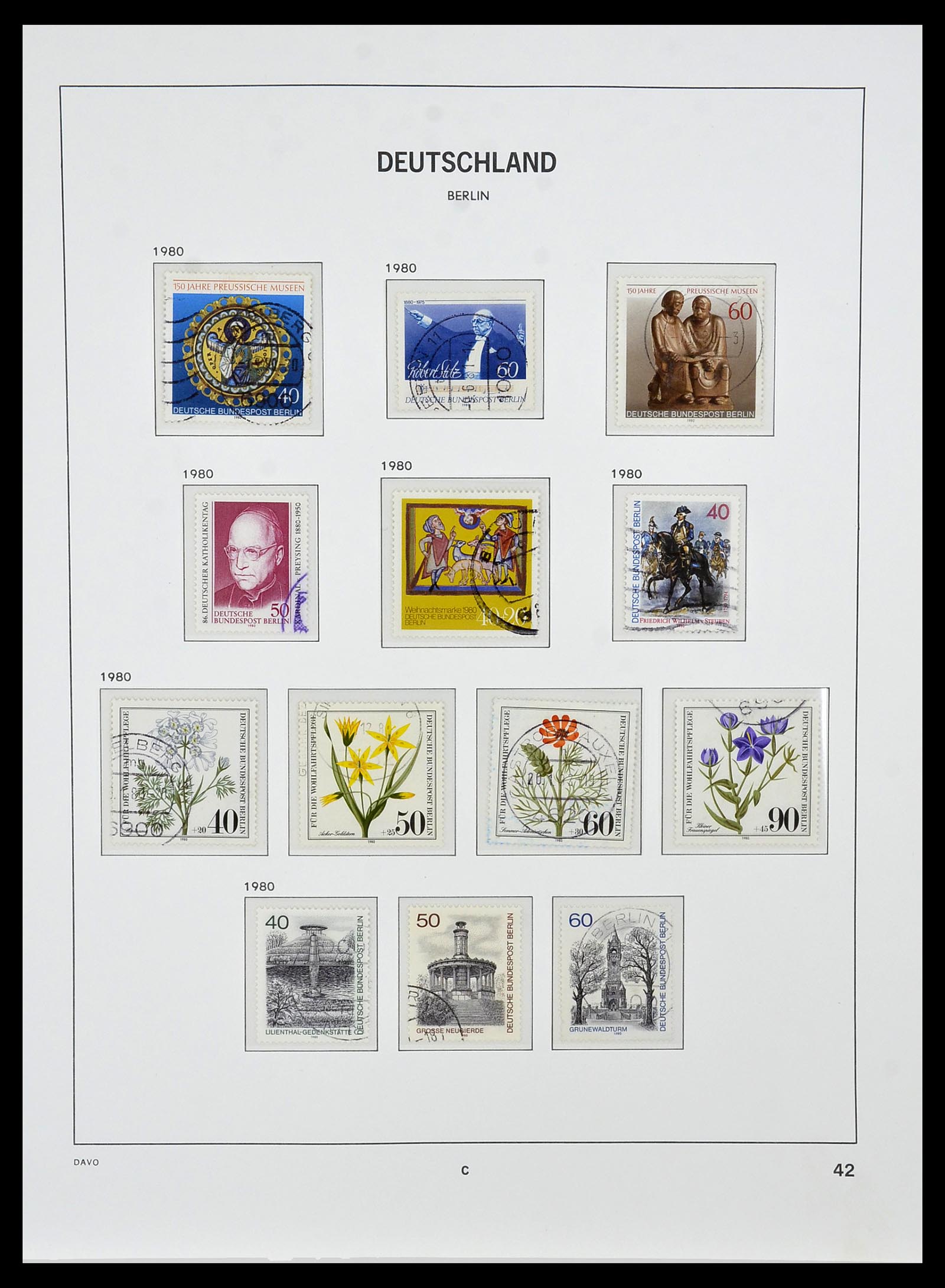 34464 042 - Postzegelverzameling 34464 Berlijn 1948-1990.