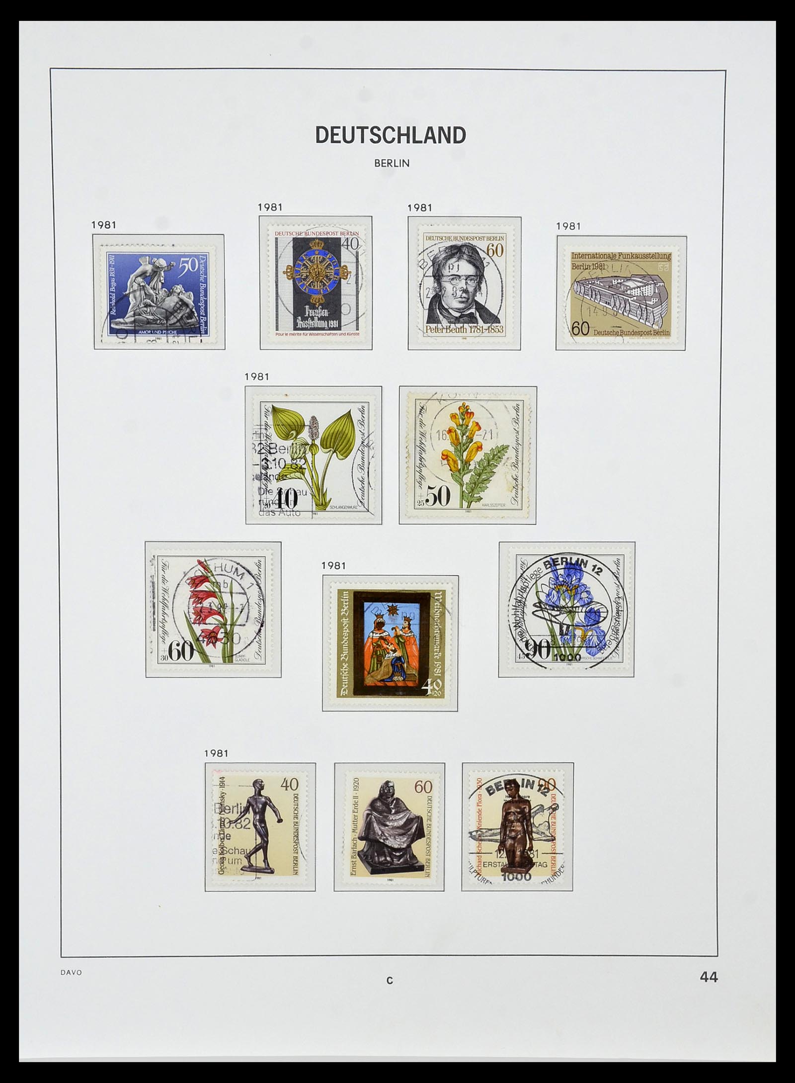 34464 044 - Postzegelverzameling 34464 Berlijn 1948-1990.