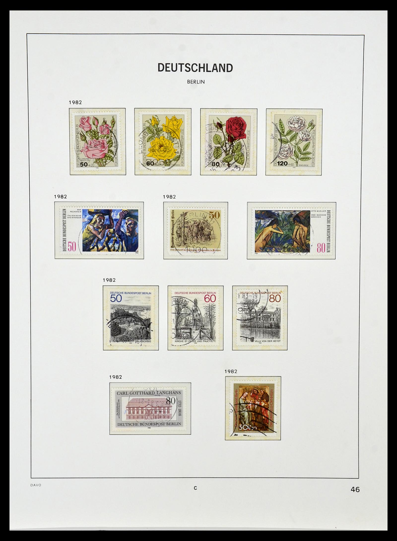 34464 046 - Postzegelverzameling 34464 Berlijn 1948-1990.