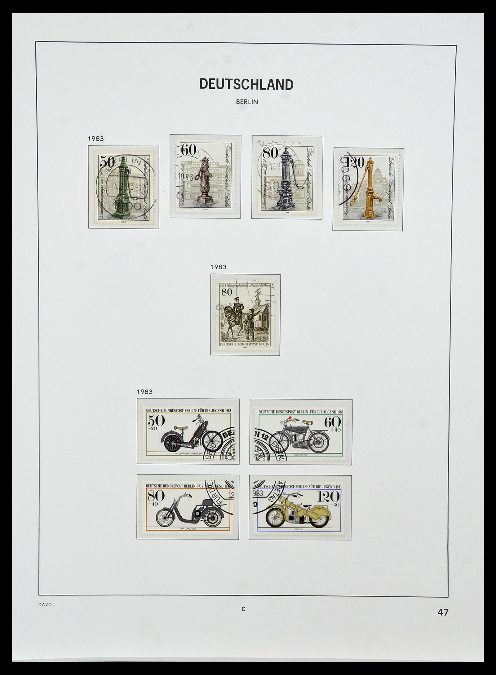 34464 047 - Postzegelverzameling 34464 Berlijn 1948-1990.