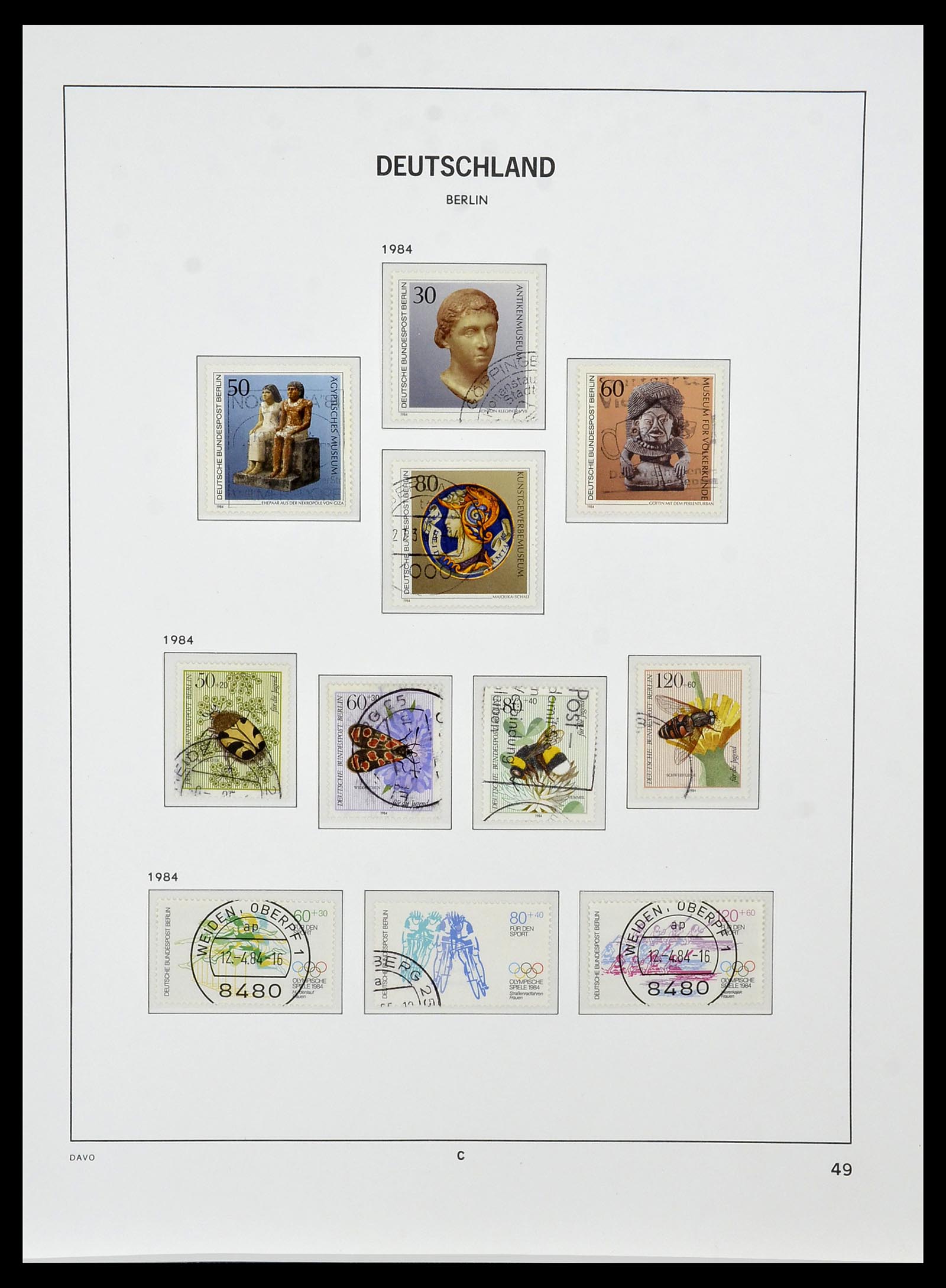 34464 049 - Postzegelverzameling 34464 Berlijn 1948-1990.