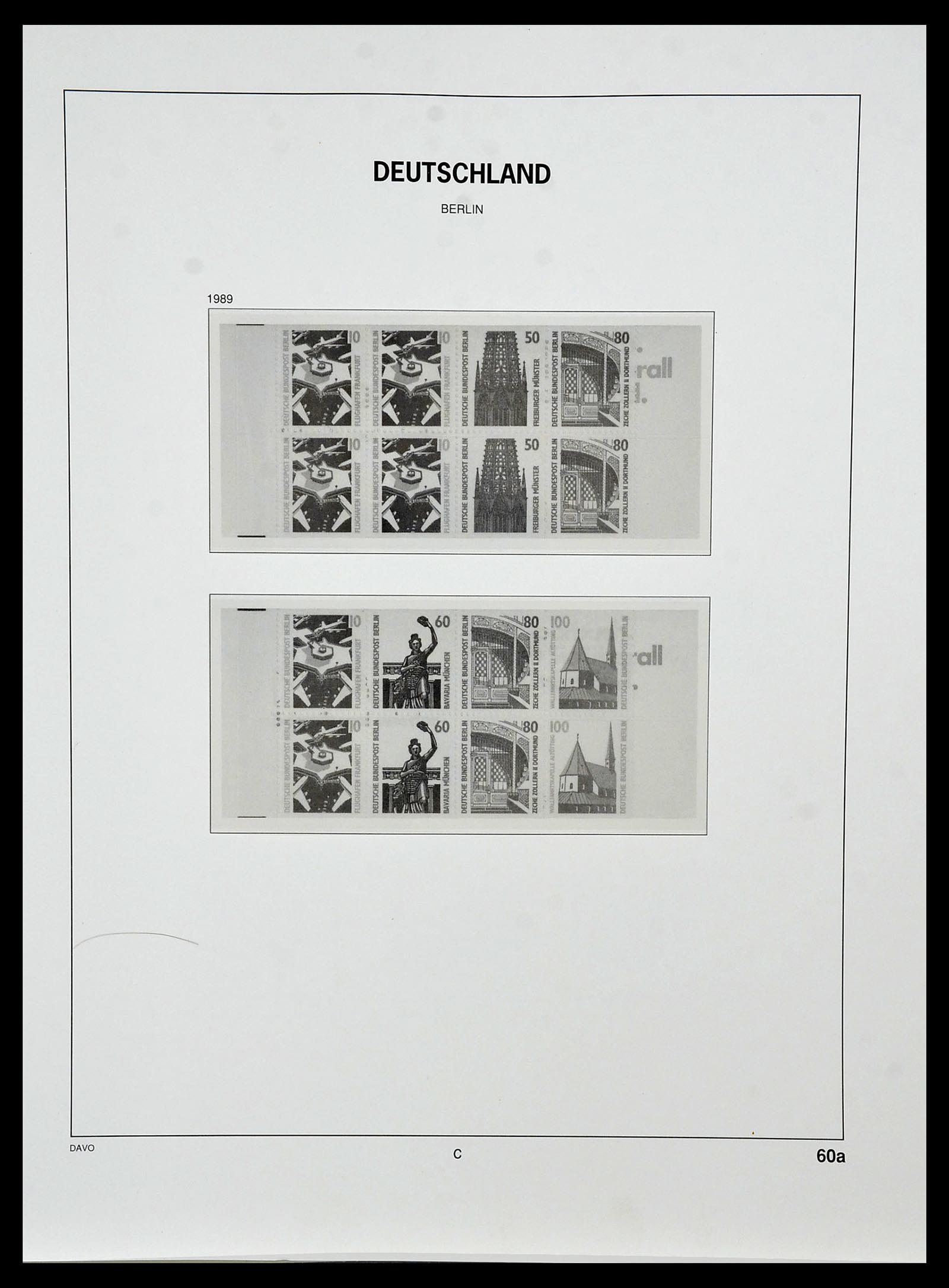 34464 061 - Postzegelverzameling 34464 Berlijn 1948-1990.