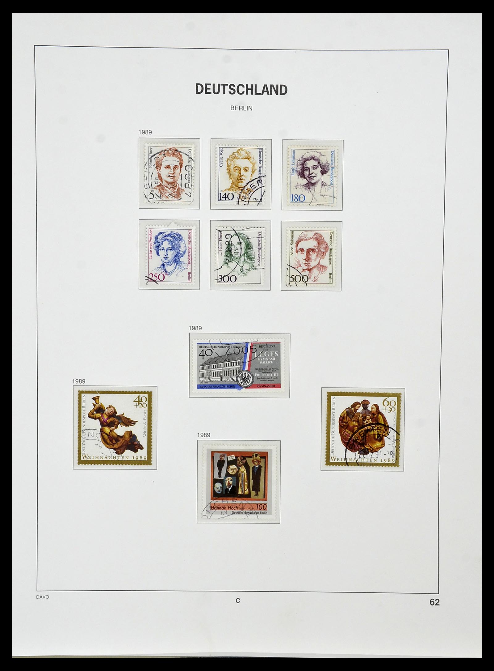34464 063 - Postzegelverzameling 34464 Berlijn 1948-1990.