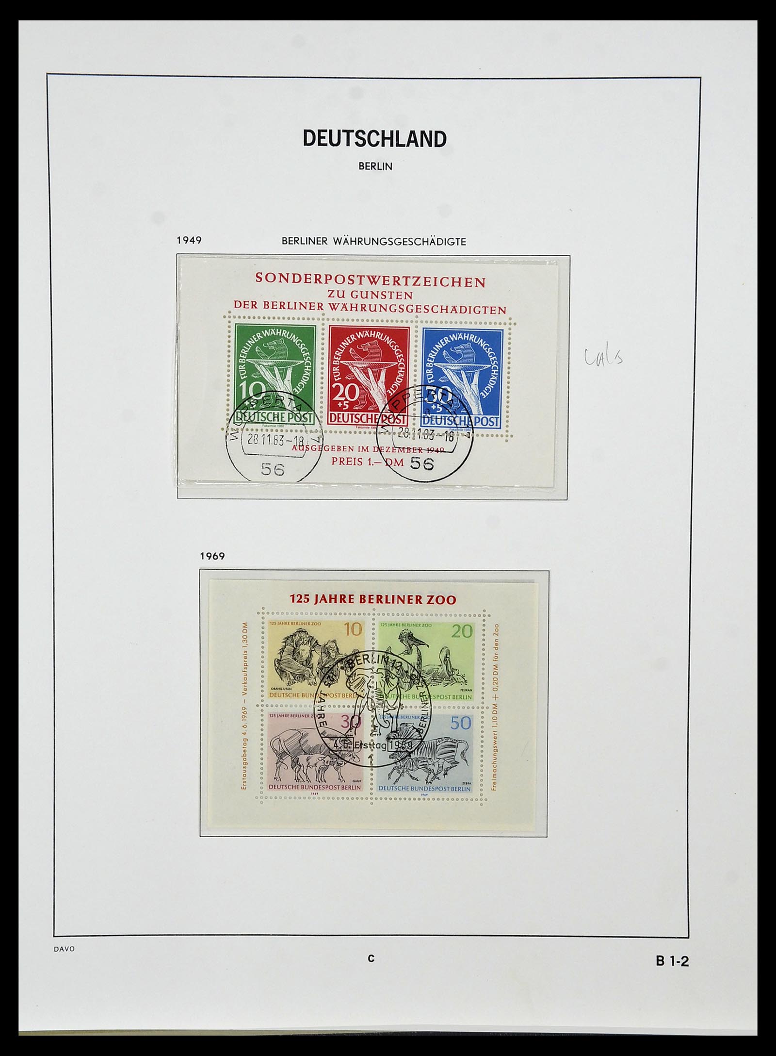 34464 066 - Postzegelverzameling 34464 Berlijn 1948-1990.