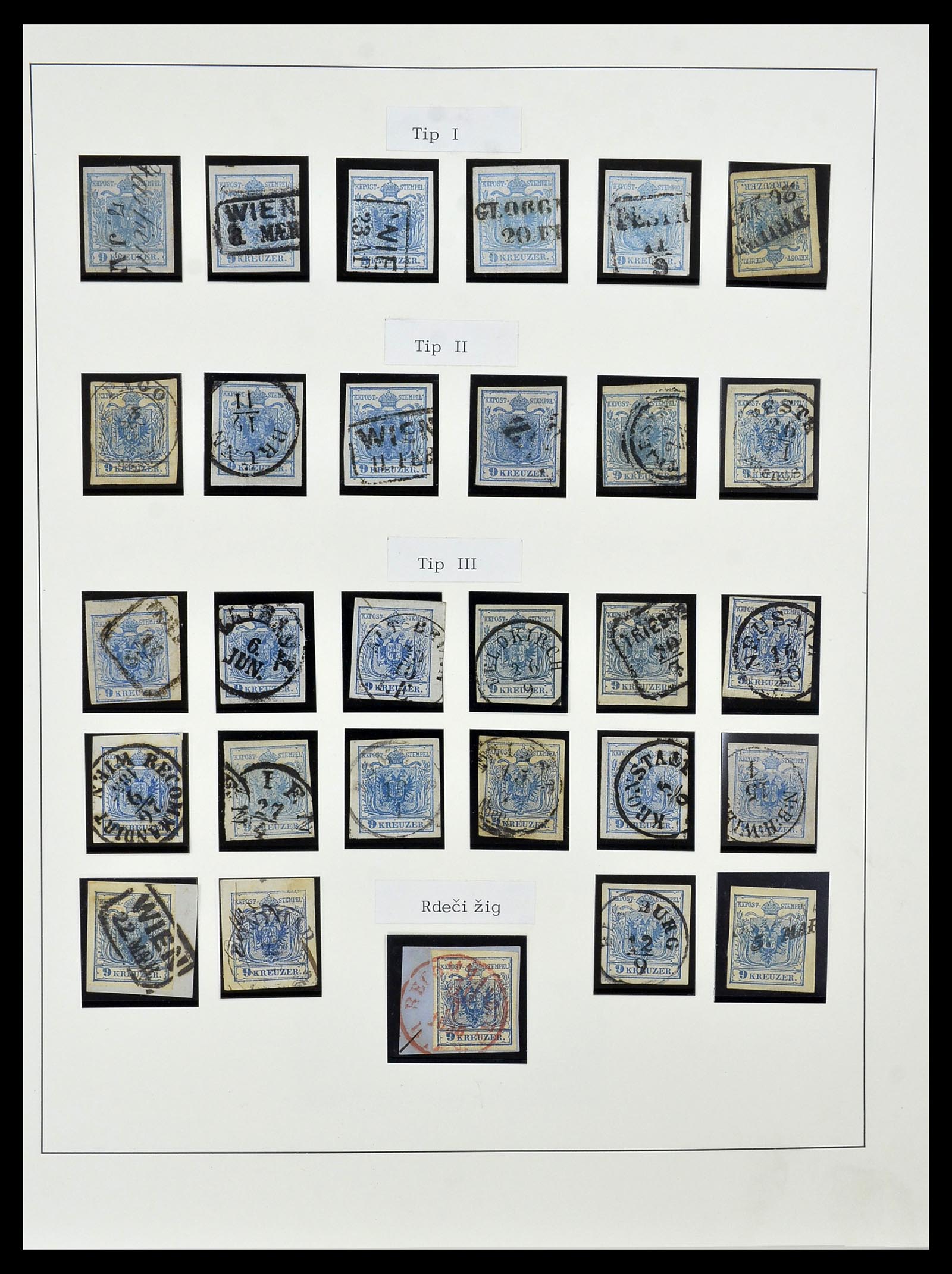 34465 003 - Postzegelverzameling 34465 Oostenrijk 1850-1918.