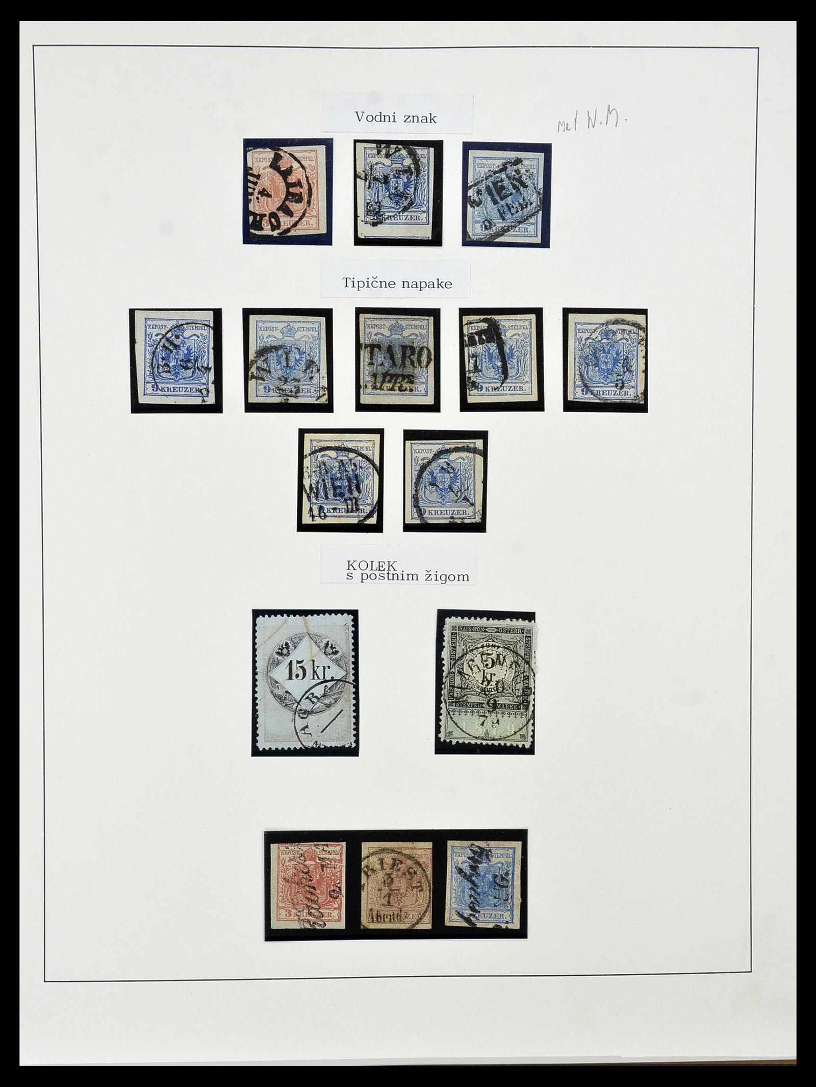 34465 004 - Postzegelverzameling 34465 Oostenrijk 1850-1918.