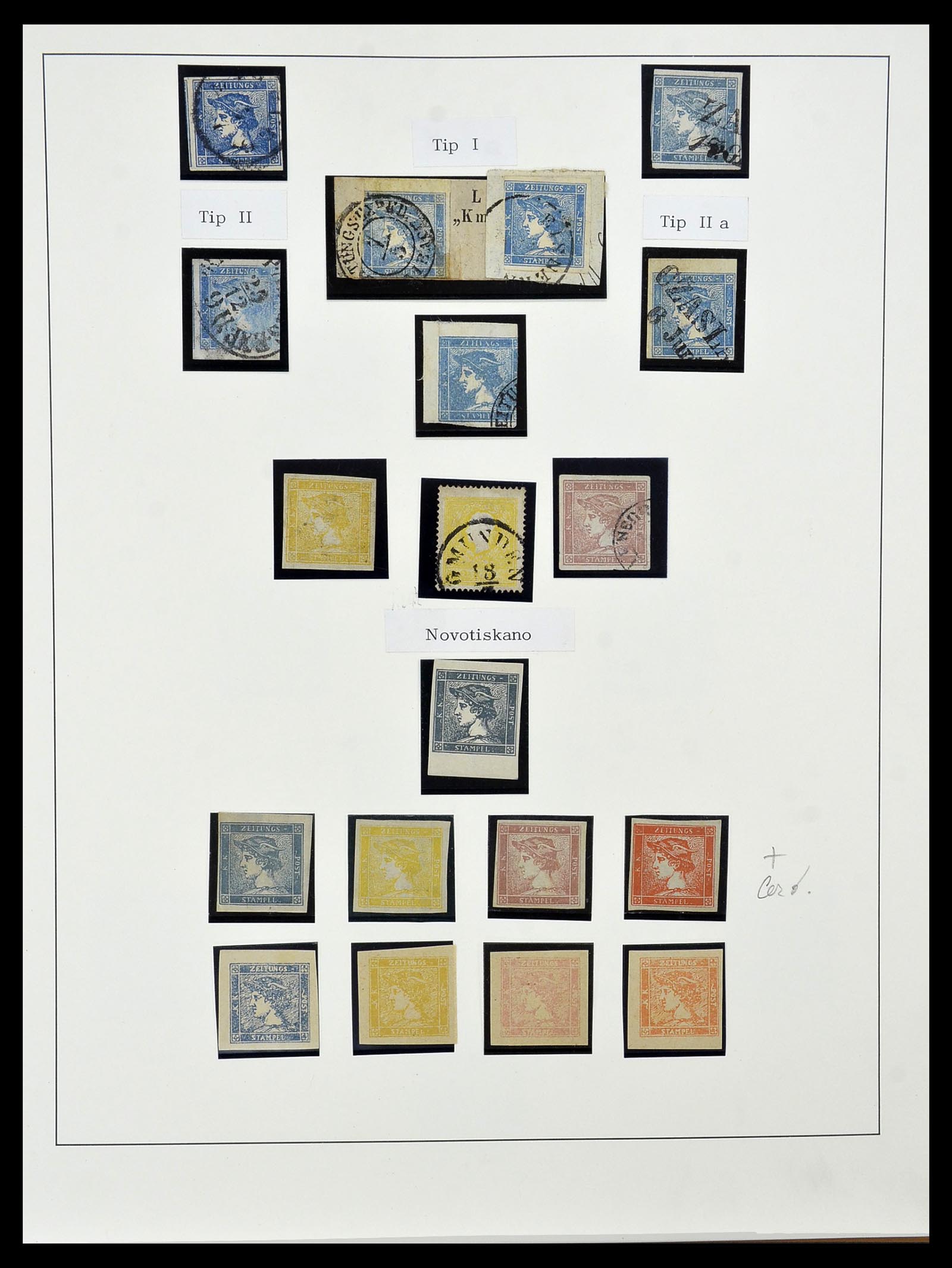 34465 005 - Postzegelverzameling 34465 Oostenrijk 1850-1918.