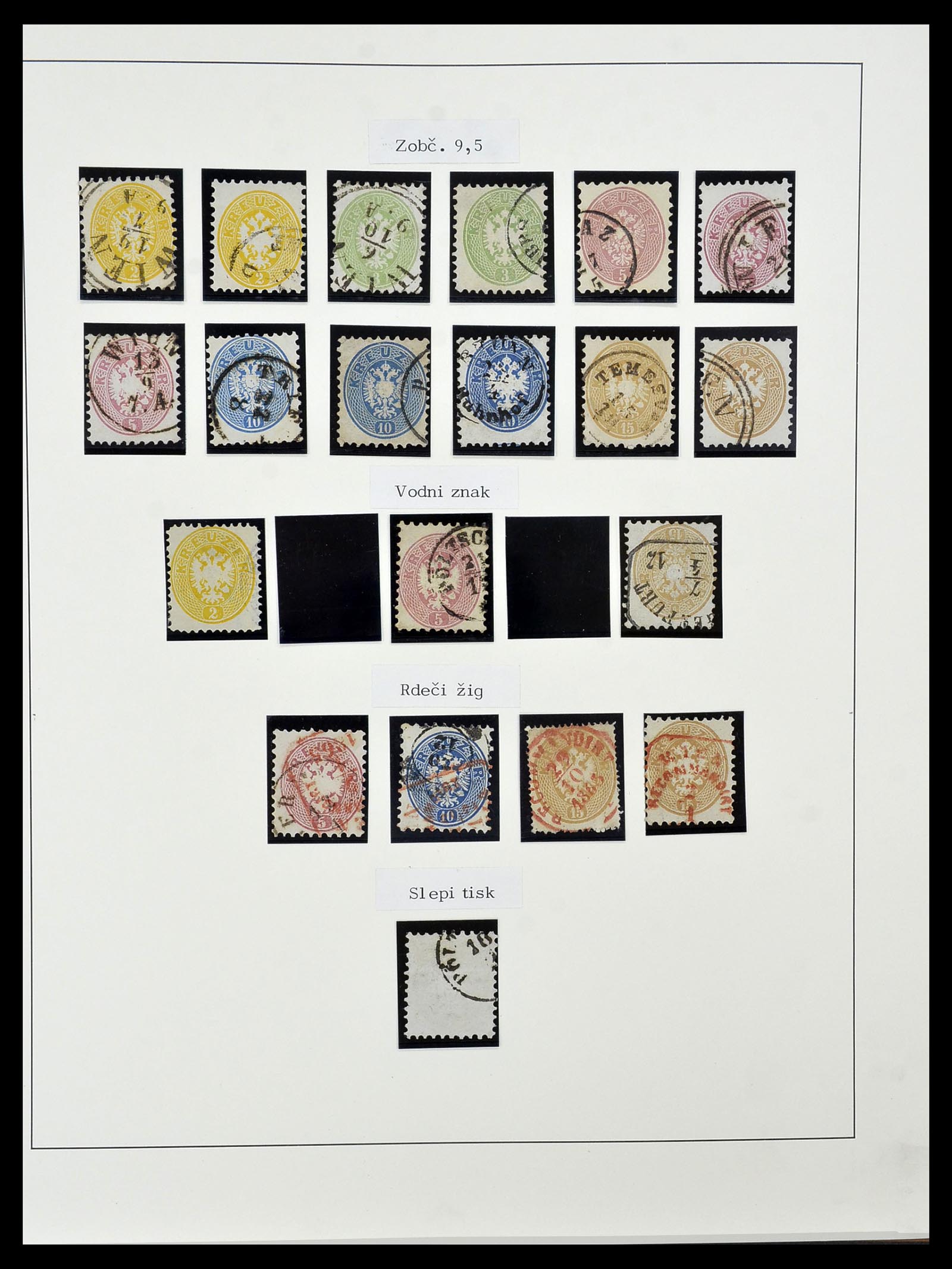 34465 008 - Postzegelverzameling 34465 Oostenrijk 1850-1918.