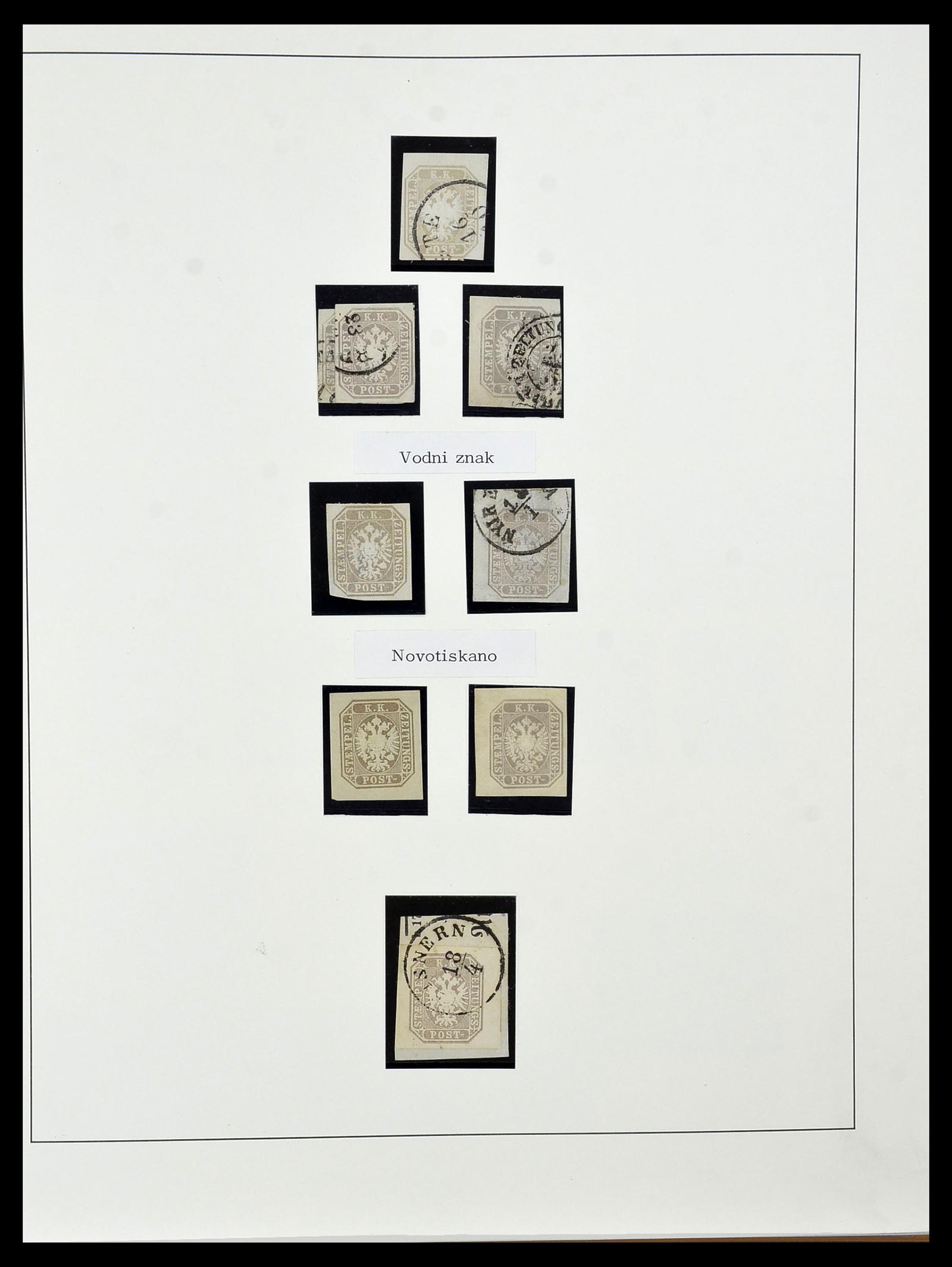 34465 009 - Postzegelverzameling 34465 Oostenrijk 1850-1918.