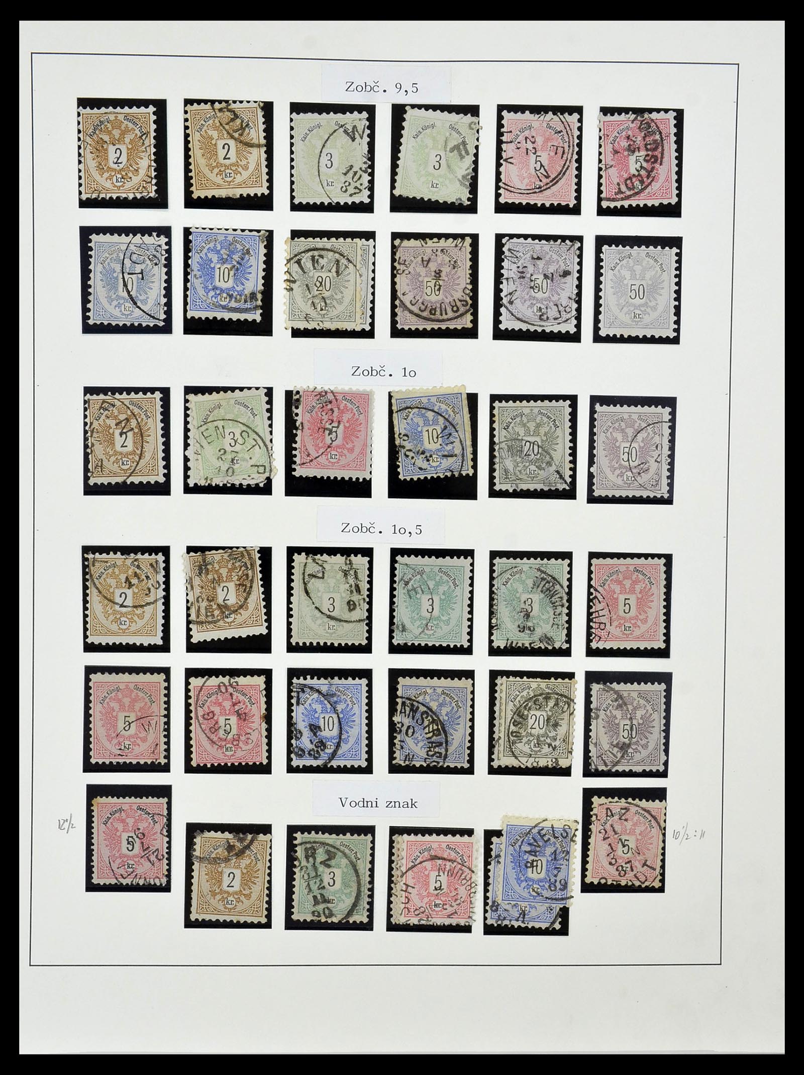 34465 013 - Postzegelverzameling 34465 Oostenrijk 1850-1918.