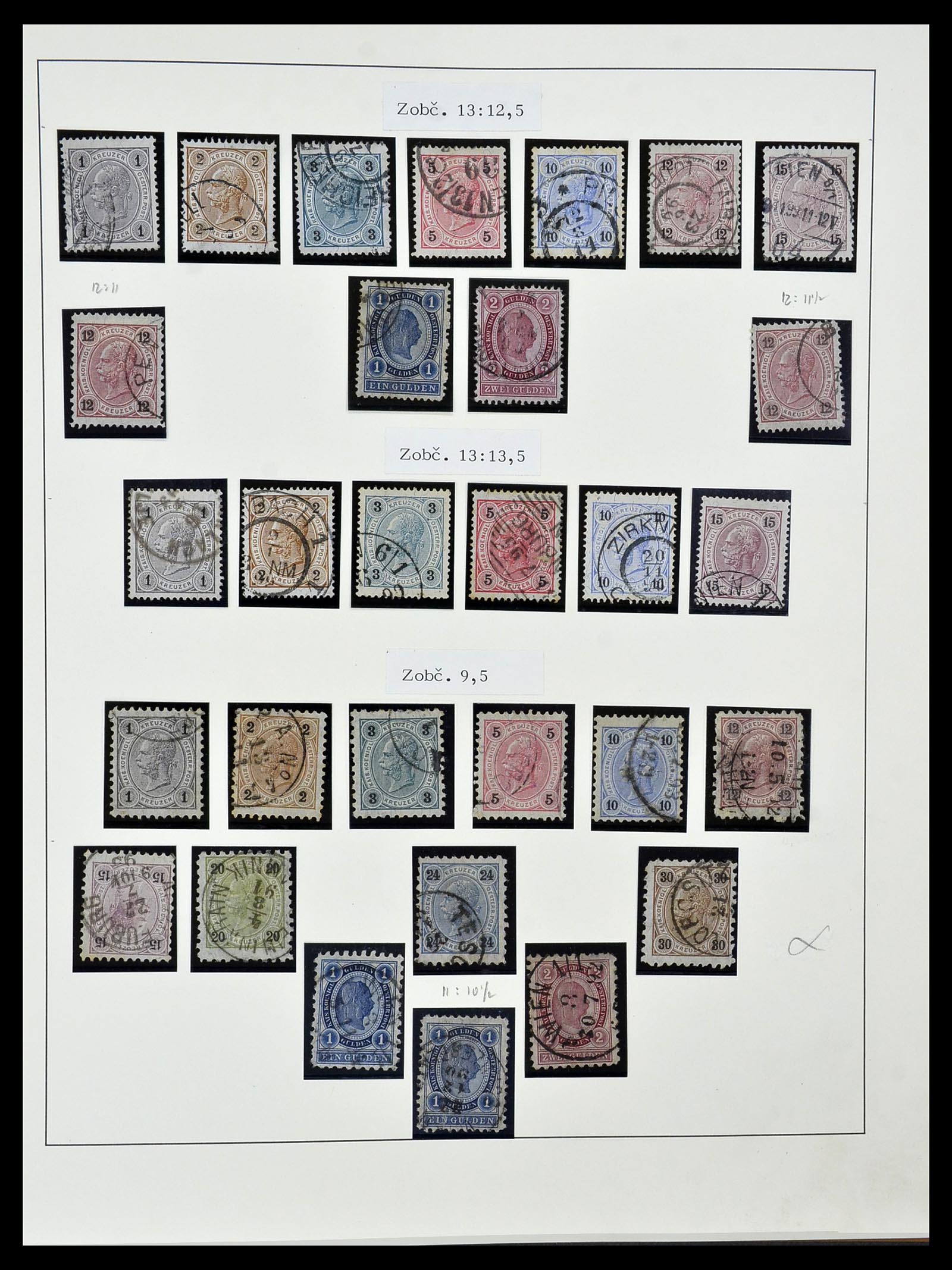 34465 016 - Postzegelverzameling 34465 Oostenrijk 1850-1918.