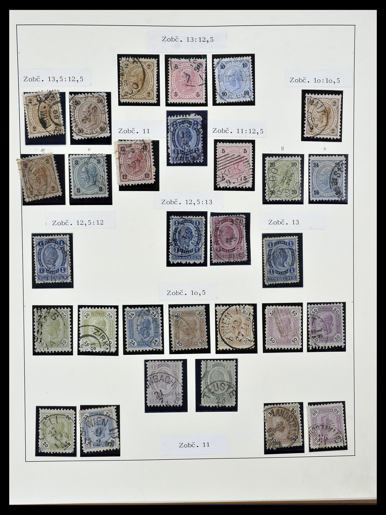 34465 017 - Postzegelverzameling 34465 Oostenrijk 1850-1918.