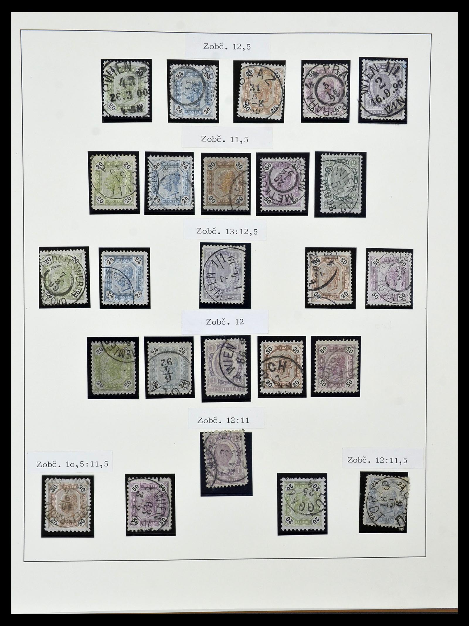 34465 018 - Postzegelverzameling 34465 Oostenrijk 1850-1918.