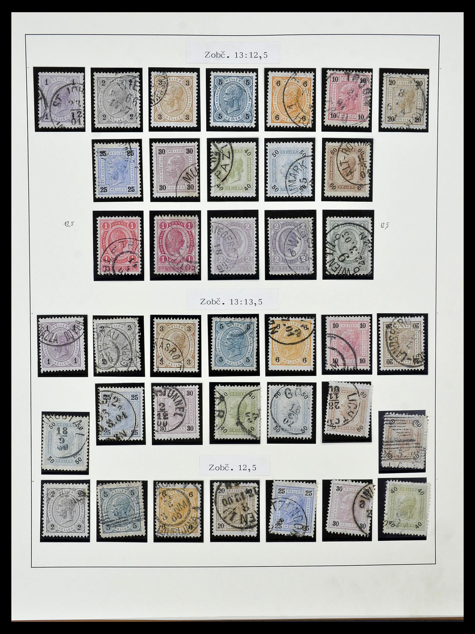 34465 019 - Postzegelverzameling 34465 Oostenrijk 1850-1918.