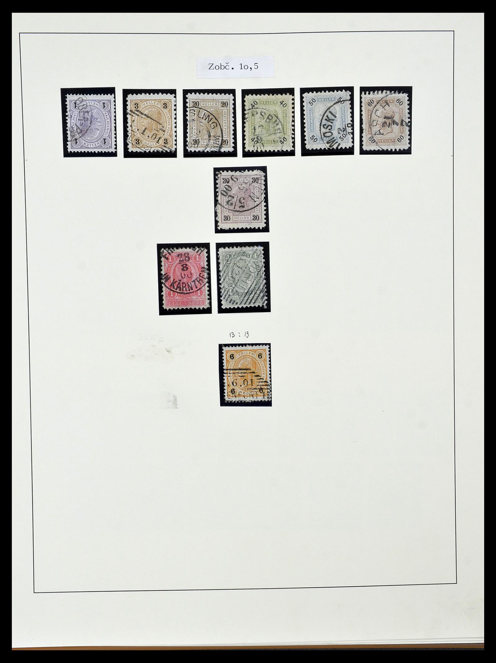 34465 020 - Postzegelverzameling 34465 Oostenrijk 1850-1918.