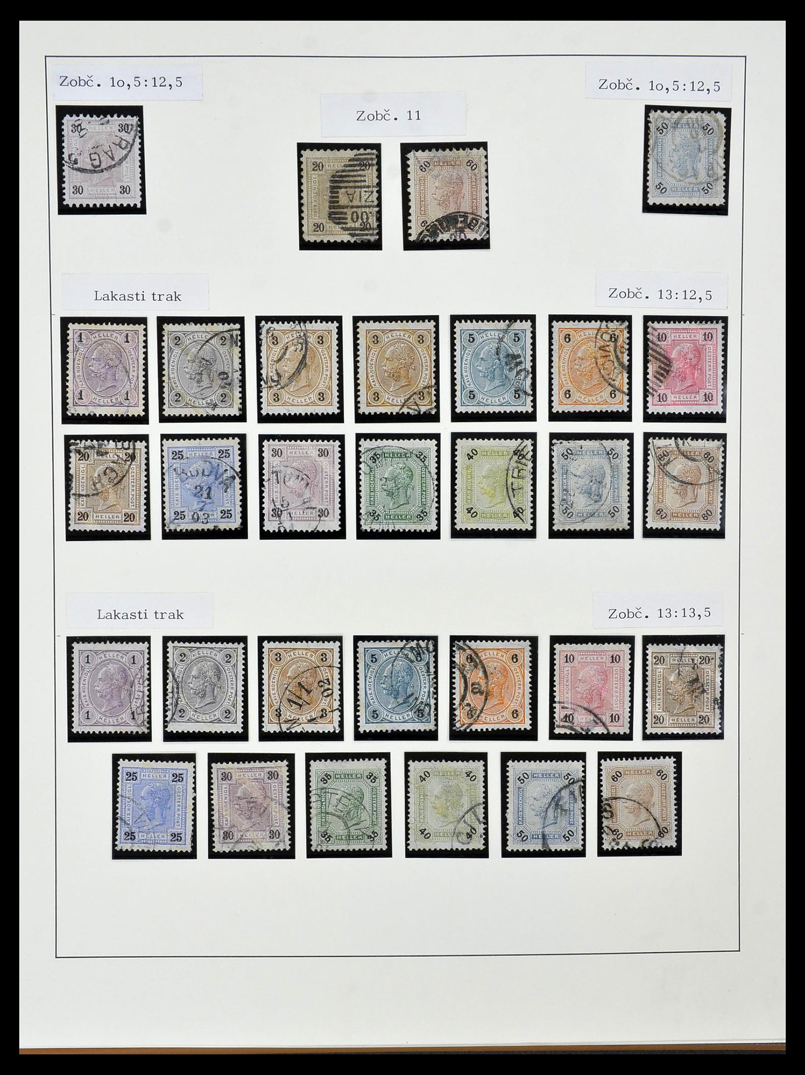 34465 021 - Postzegelverzameling 34465 Oostenrijk 1850-1918.