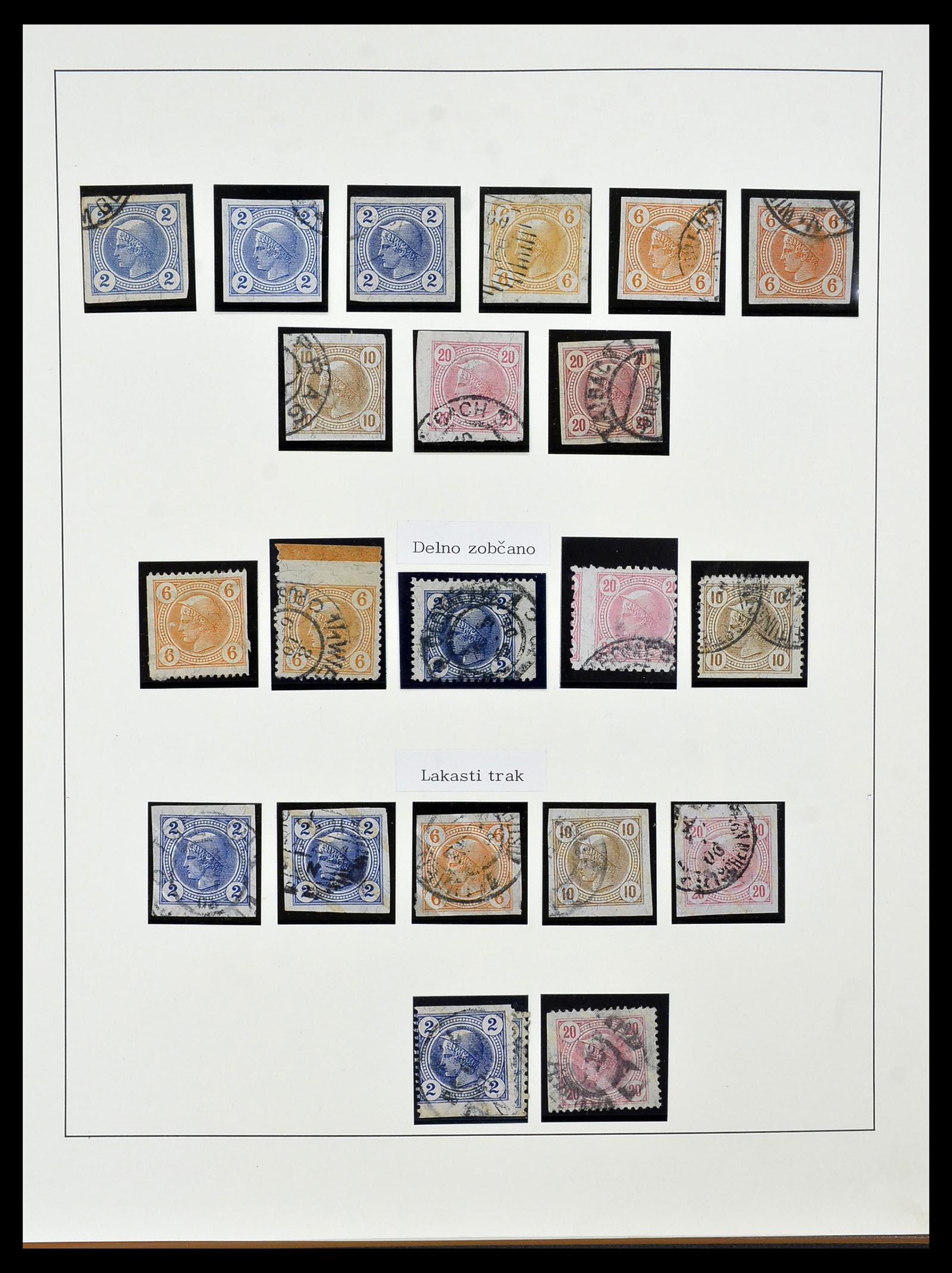 34465 022 - Postzegelverzameling 34465 Oostenrijk 1850-1918.