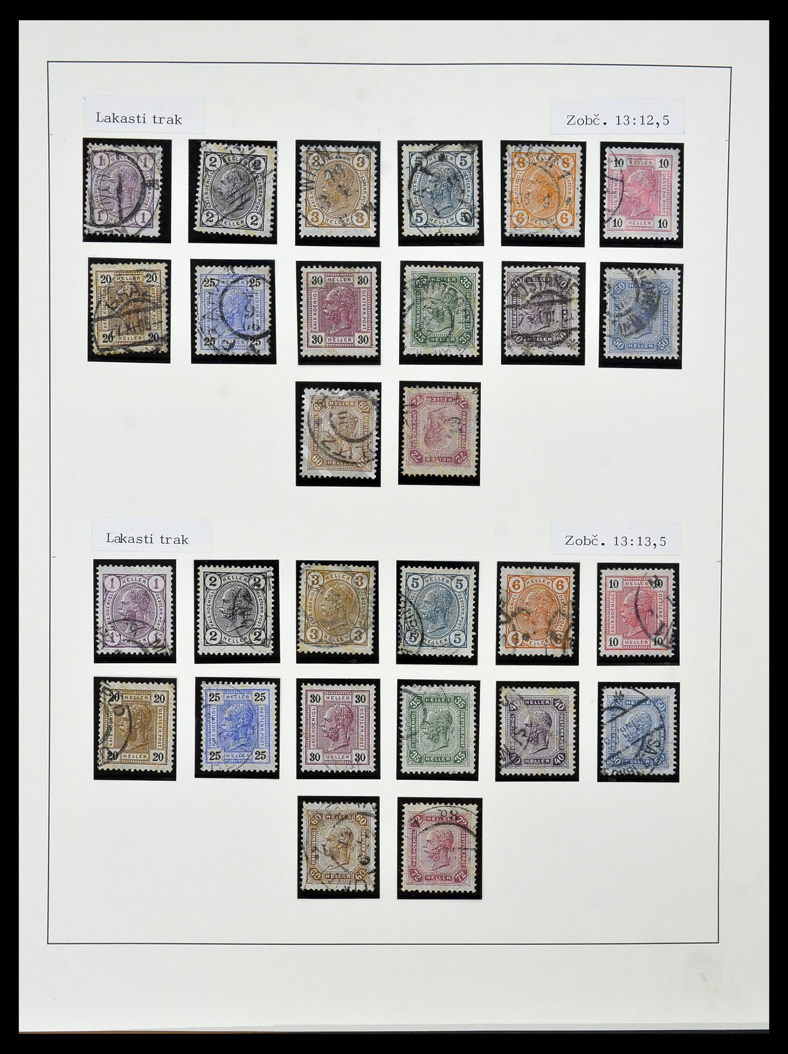 34465 023 - Stamp Collection 34465 Austria 1850-1918.