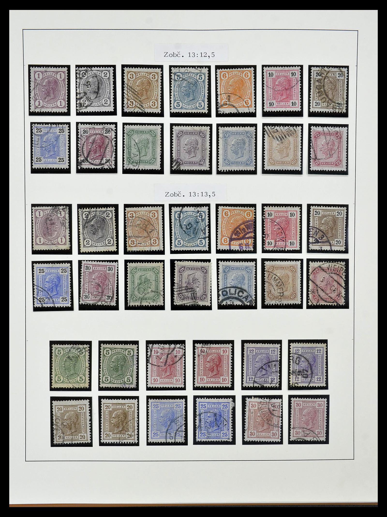 34465 024 - Stamp Collection 34465 Austria 1850-1918.
