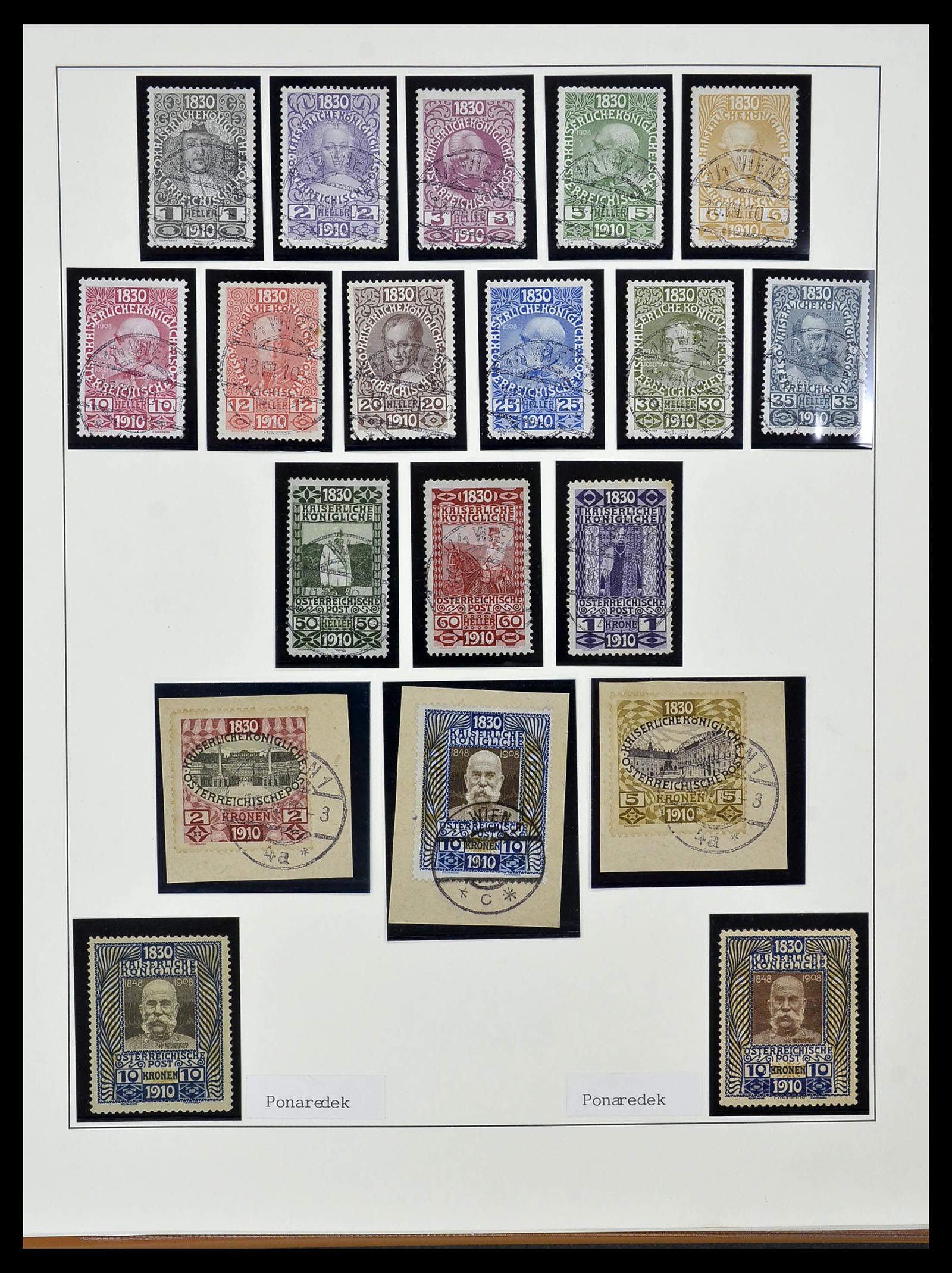 34465 026 - Stamp Collection 34465 Austria 1850-1918.