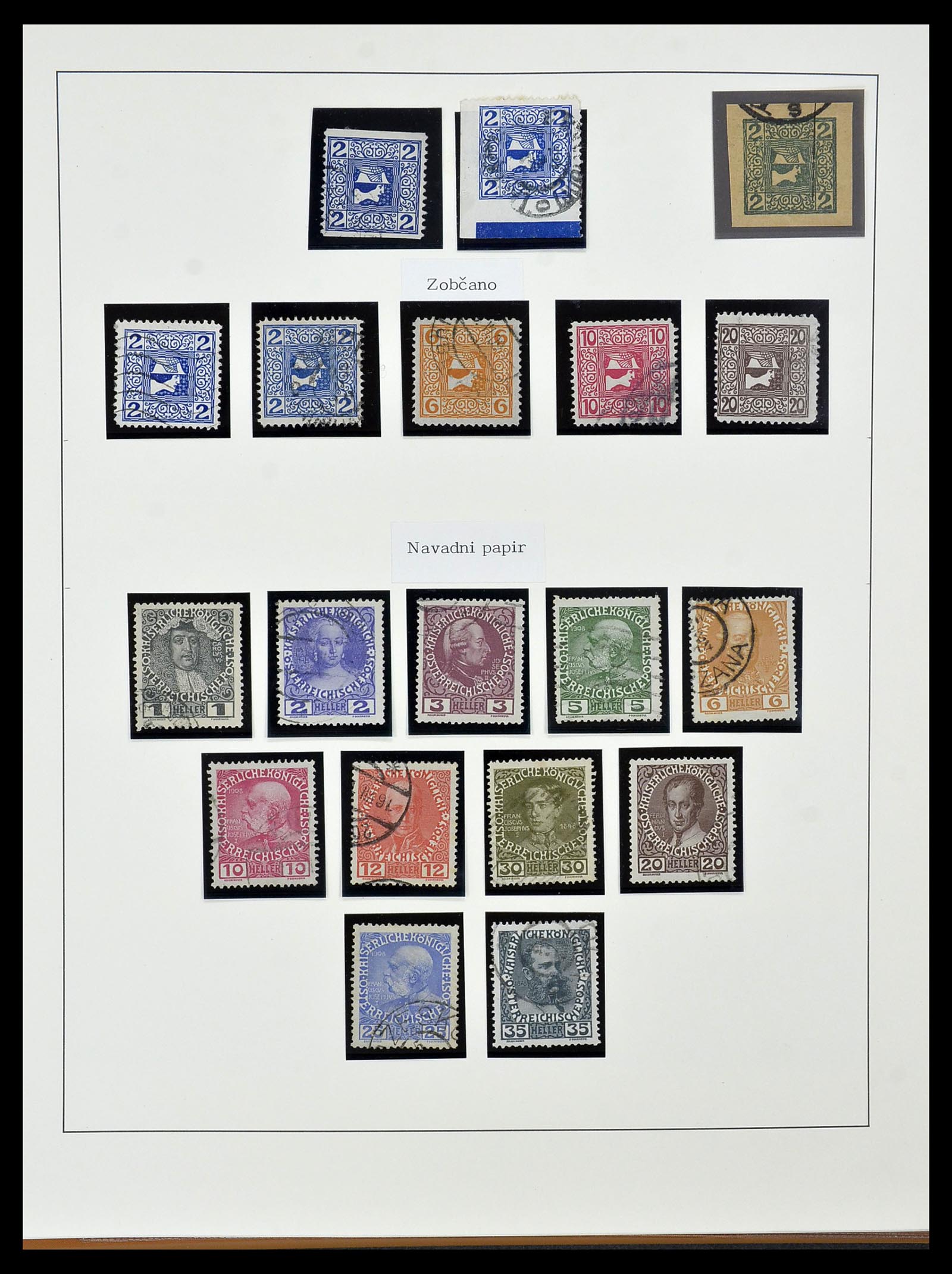 34465 028 - Postzegelverzameling 34465 Oostenrijk 1850-1918.