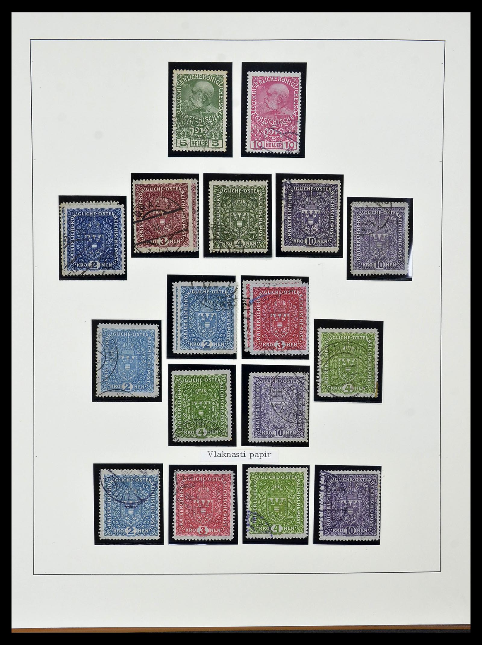 34465 030 - Postzegelverzameling 34465 Oostenrijk 1850-1918.