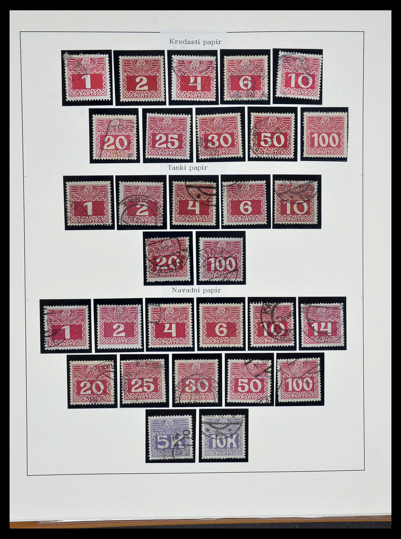 34465 037 - Postzegelverzameling 34465 Oostenrijk 1850-1918.