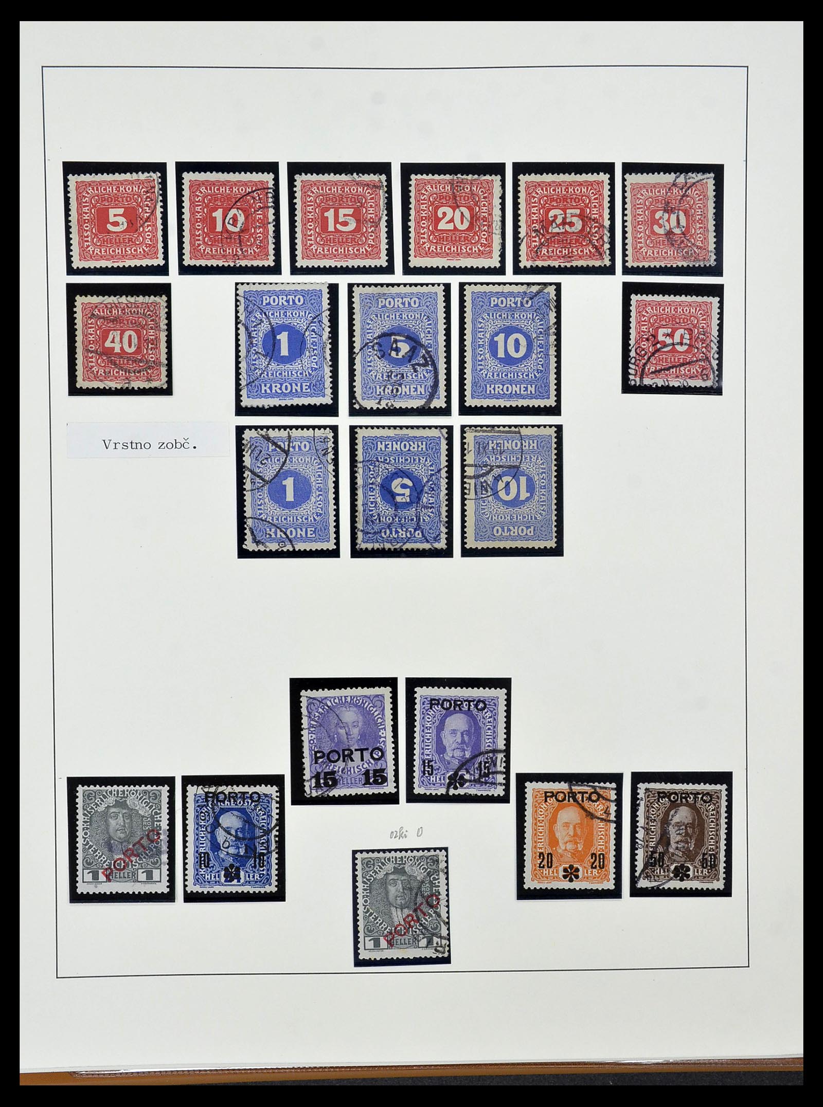 34465 038 - Postzegelverzameling 34465 Oostenrijk 1850-1918.