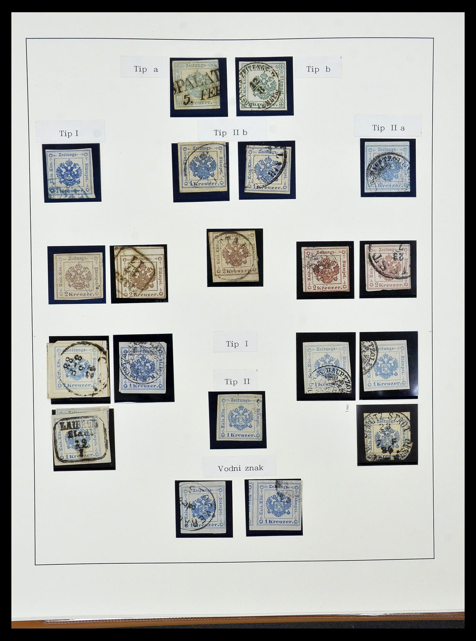 34465 039 - Postzegelverzameling 34465 Oostenrijk 1850-1918.
