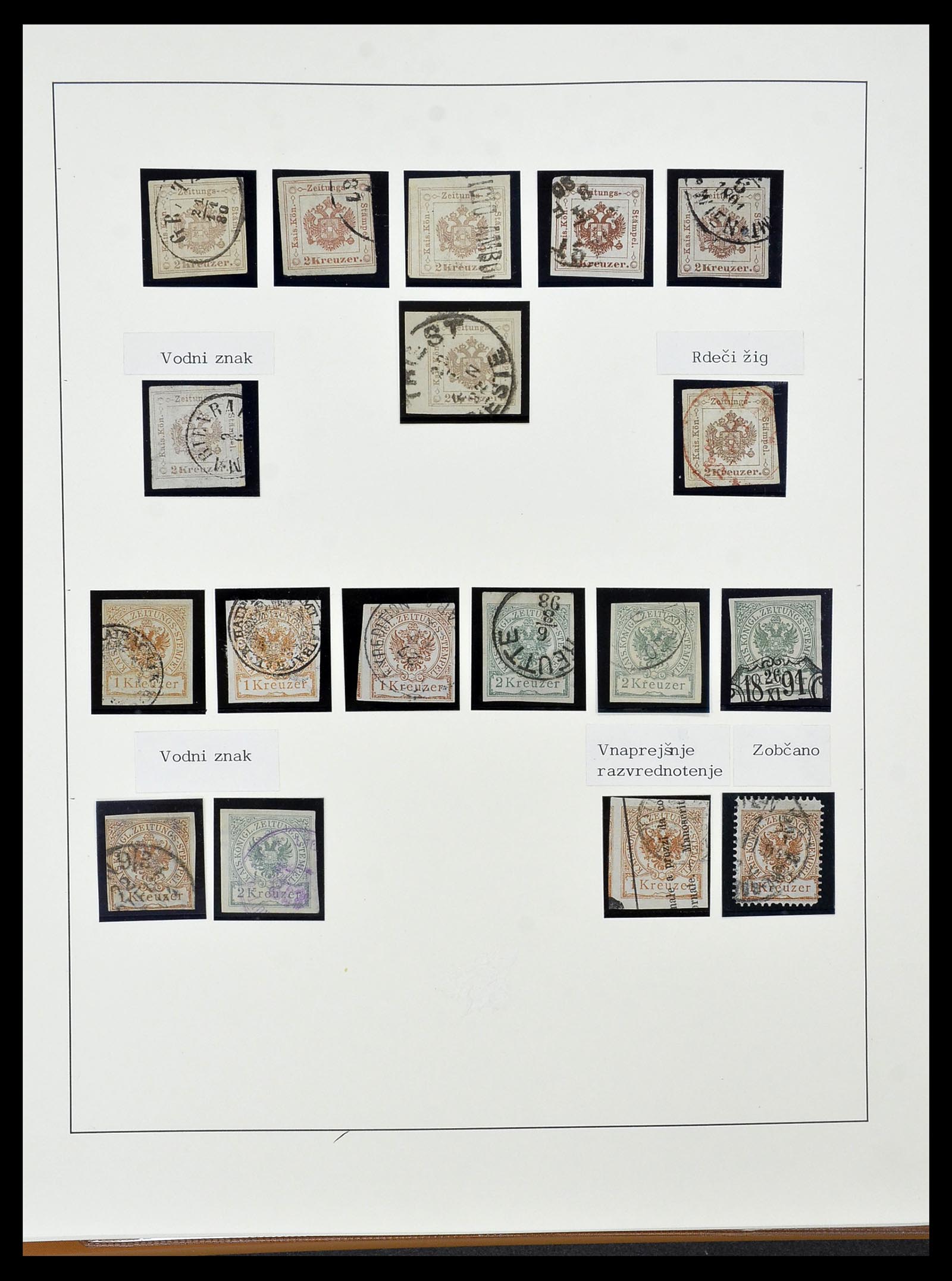 34465 040 - Postzegelverzameling 34465 Oostenrijk 1850-1918.