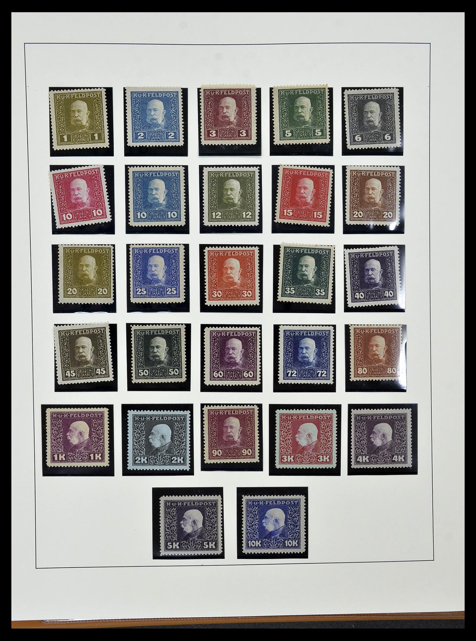 34465 043 - Postzegelverzameling 34465 Oostenrijk 1850-1918.